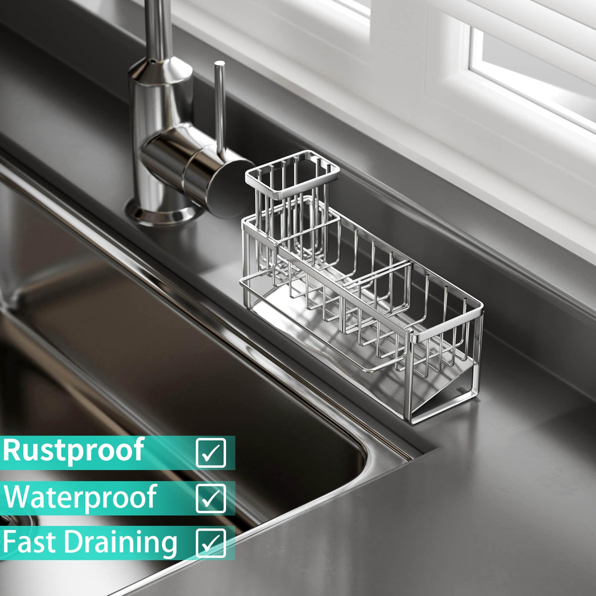 Sponge Holder for Kitchen Sink