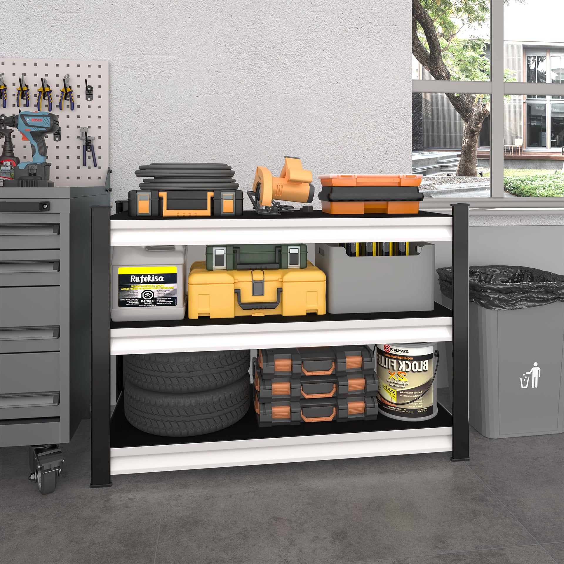 40" W Garage Shelving Heavy Duty