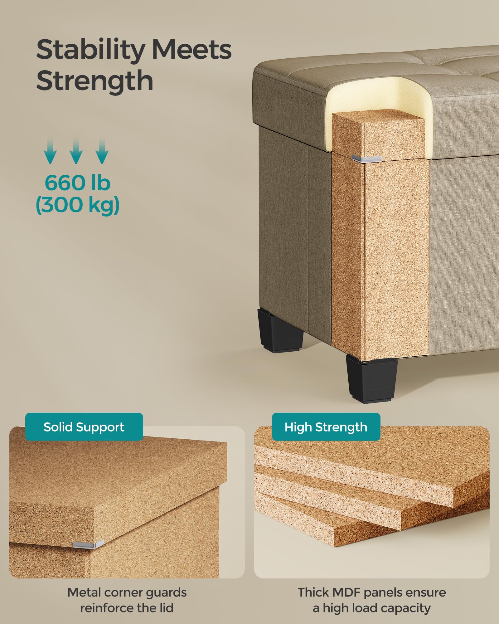 Storage Ottoman Bench