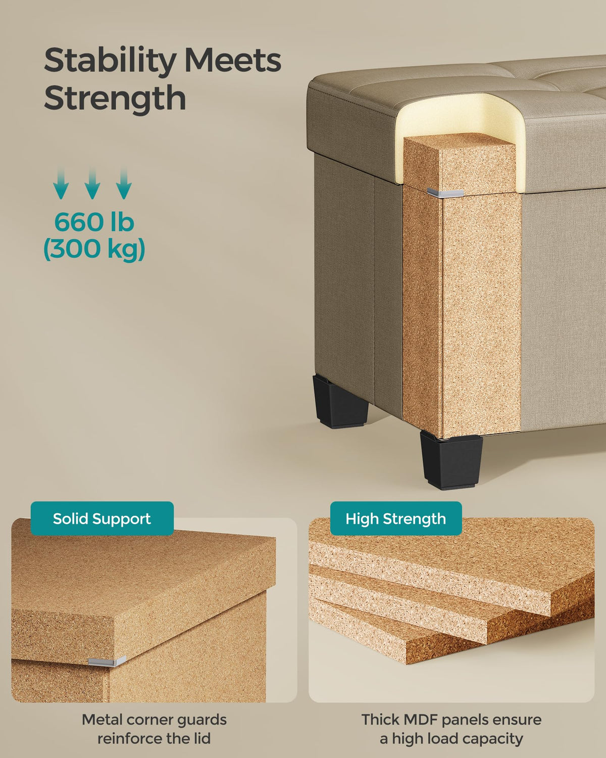 Storage Ottoman Bench