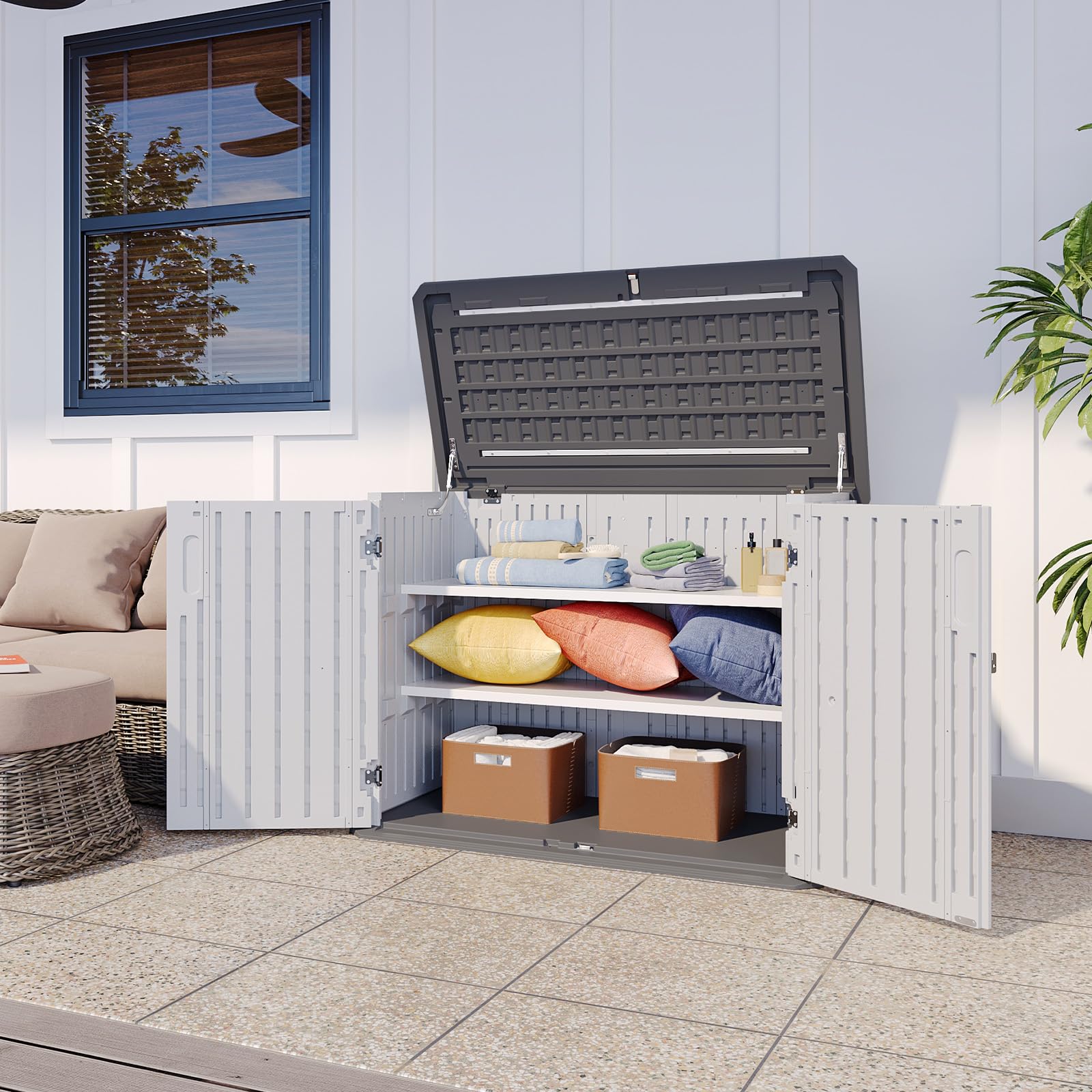 Horizontal Storage Sheds 35 Cu.ft