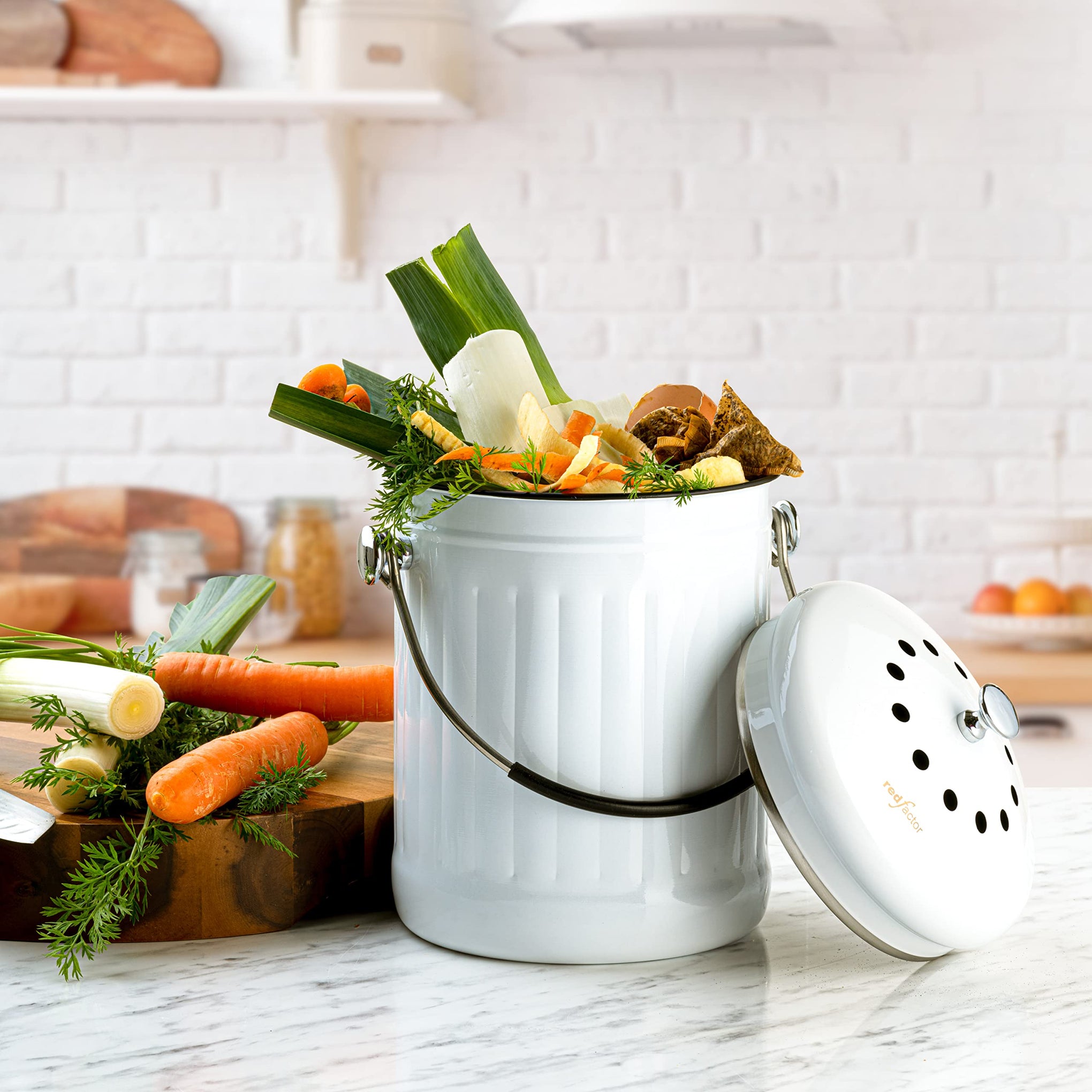 Premium Compost Bin for Kitchen Countertop