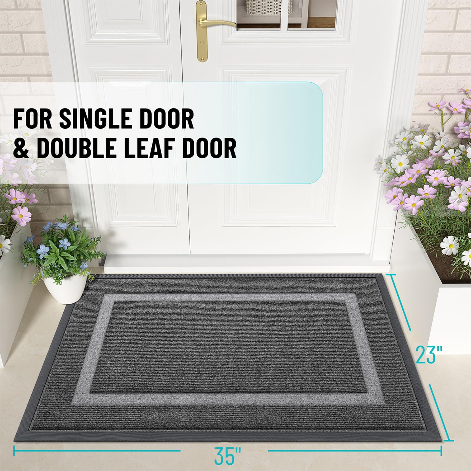 Front Door Mat Outside 35x23