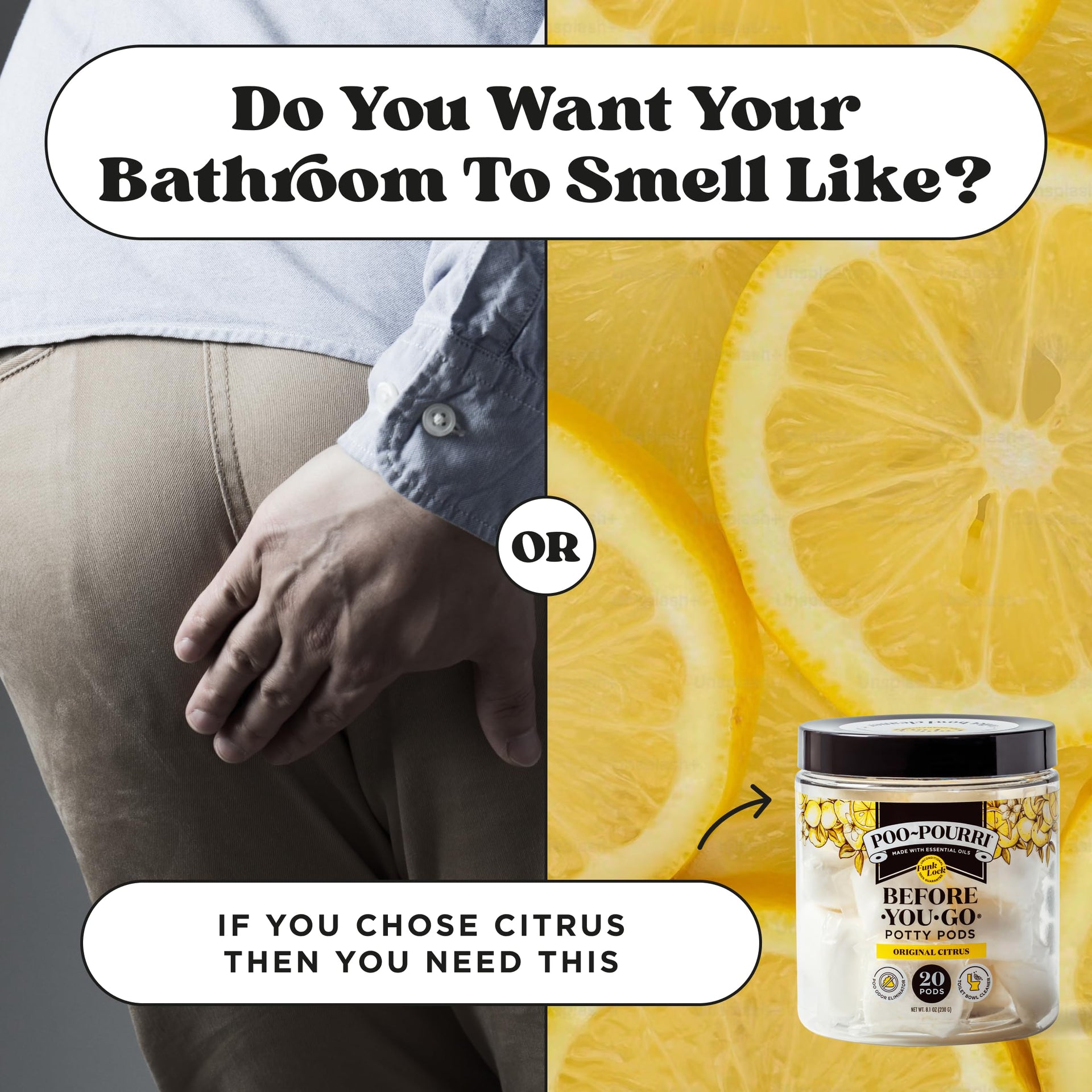 Poo~Pourri Original Citrus Before (20 Count)