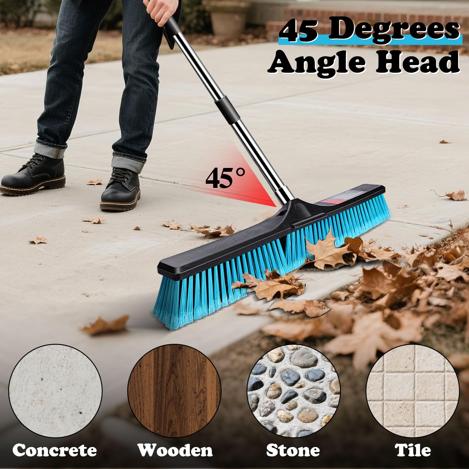24" Push Broom Outdoor
