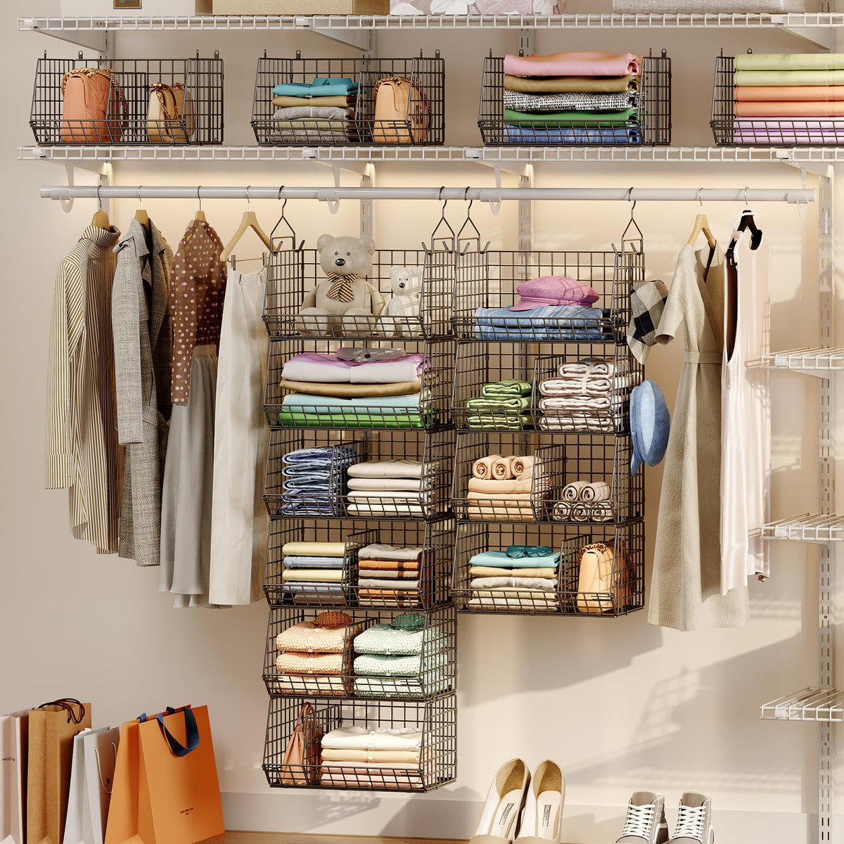 6 Tier Extra Large Hanging Storage Organizer