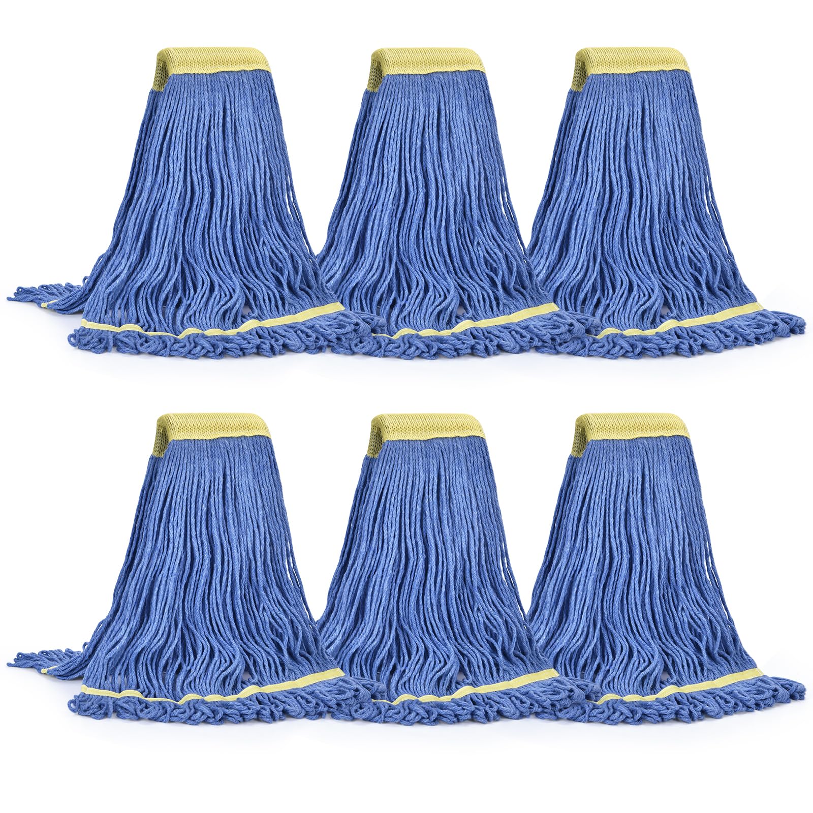 Matthew Cleaning Commercial Mop Head Replacement (6 Count)