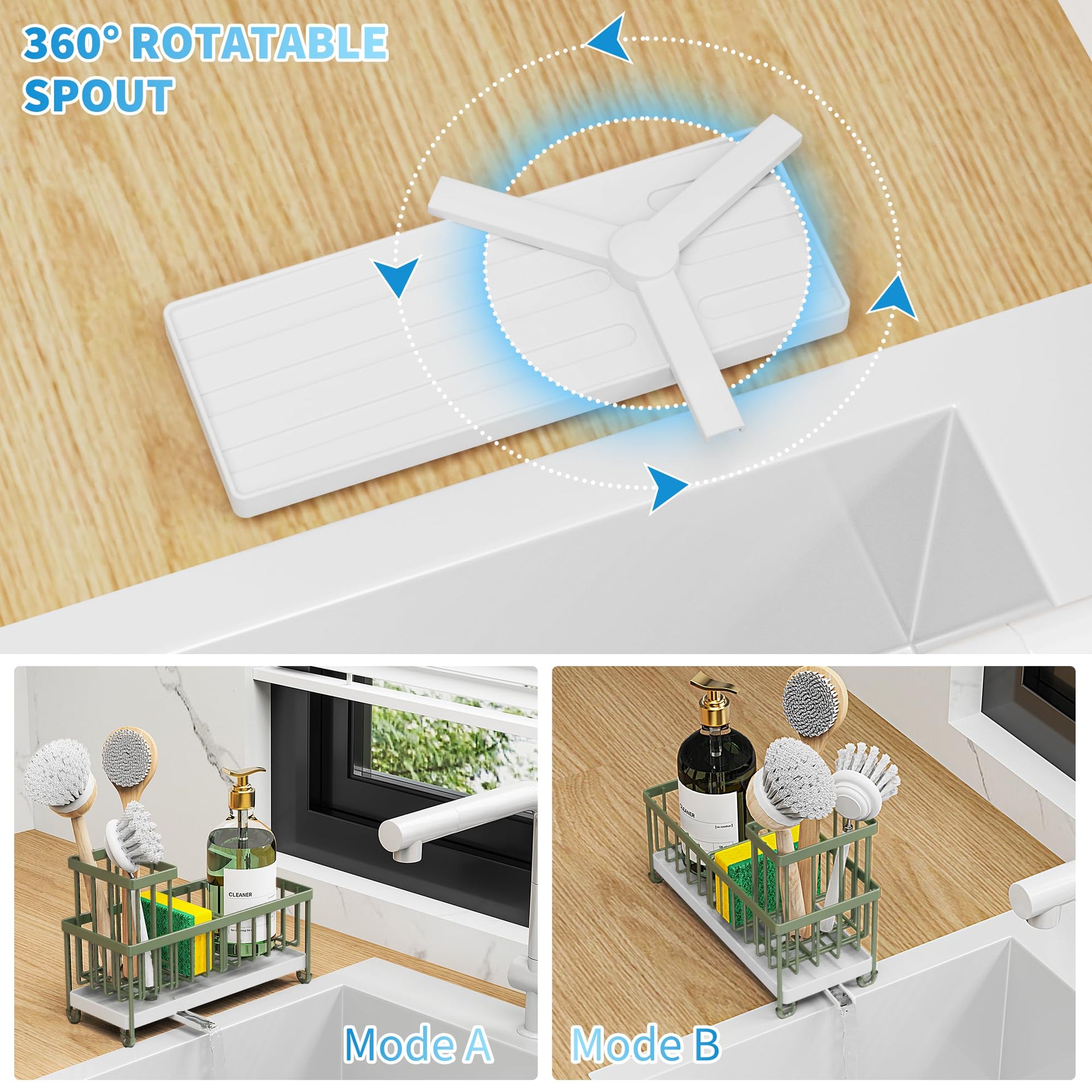 Sponge Holder for Kitchen Sink