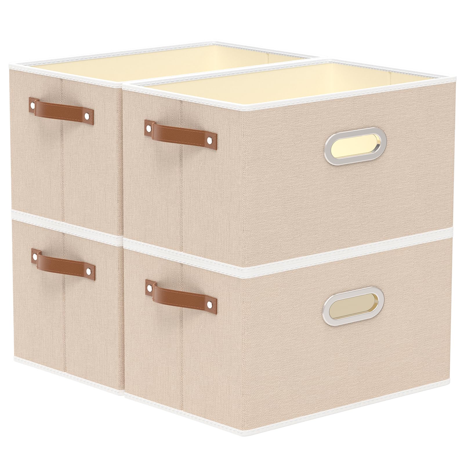 Foldable Storage Baskets for Shelves