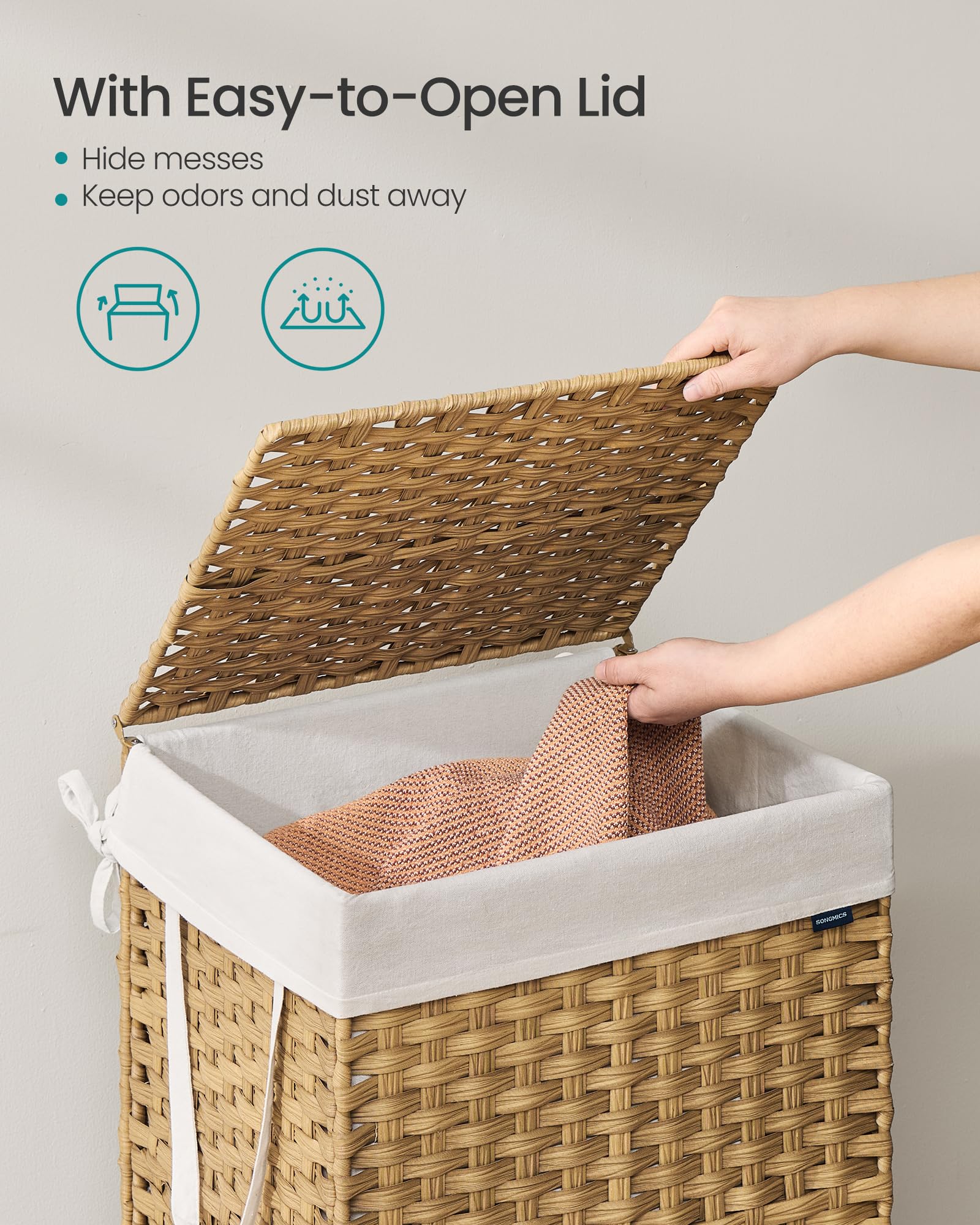 Laundry Hamper with Lid
