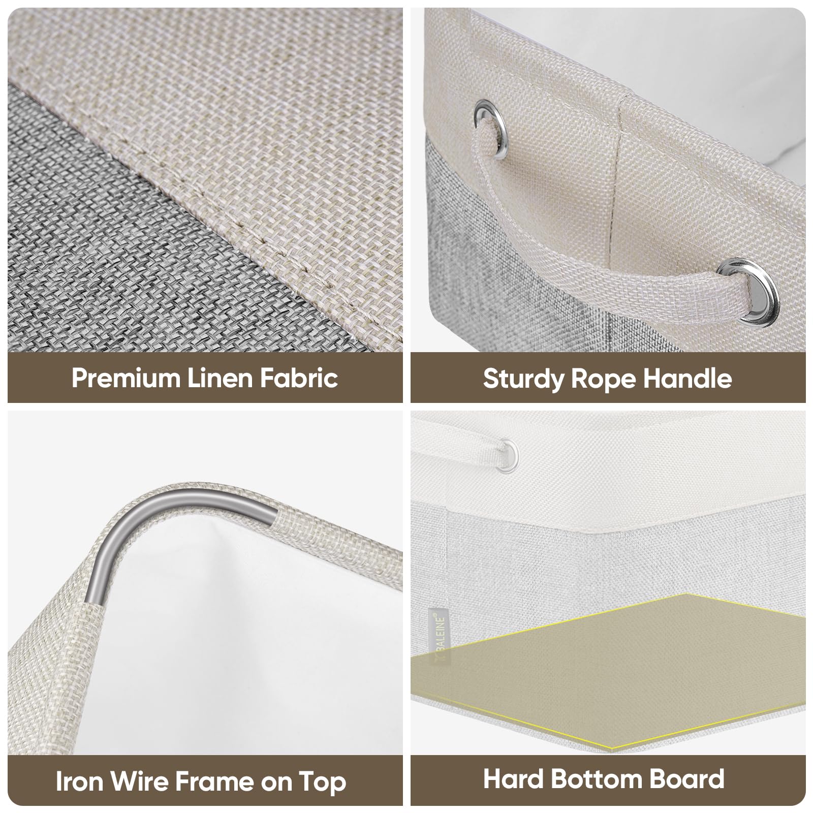 1 Pack Fabric Closet Storage Bins for Shelves