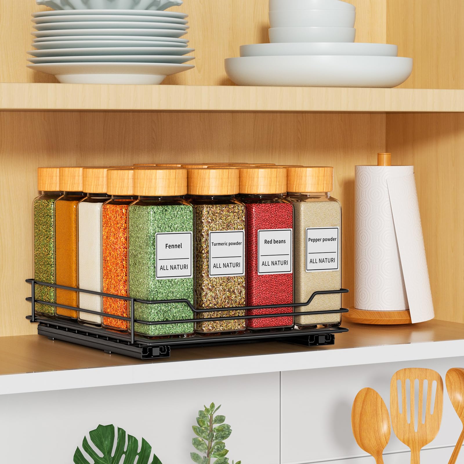 Pull Out Spice Organization for Cabinet