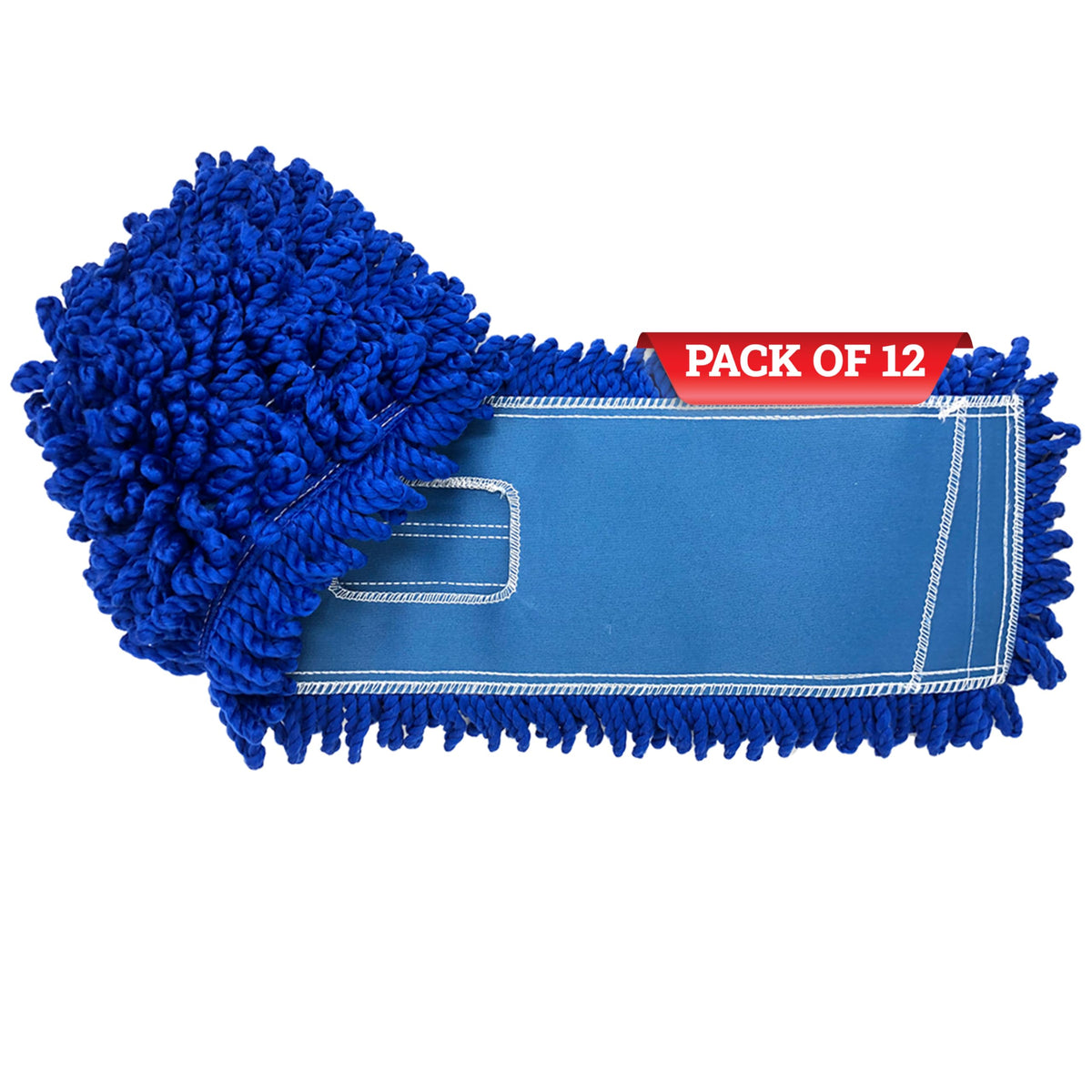 24" Microfiber Dust Mop Head Replacement (12 Count) - ModHome Supplies