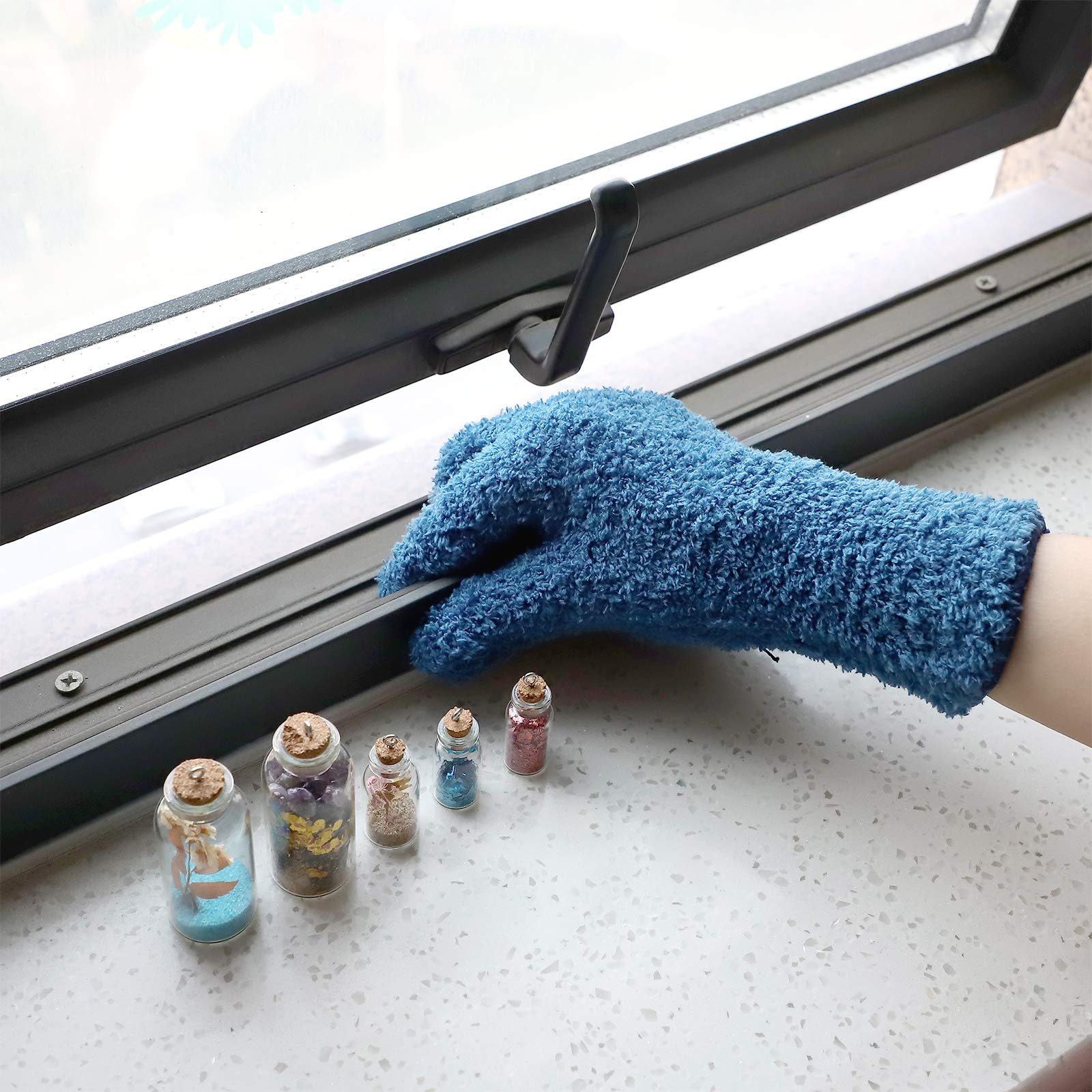 2 Pairs Microfiber Gloves for Plants (2 Count)