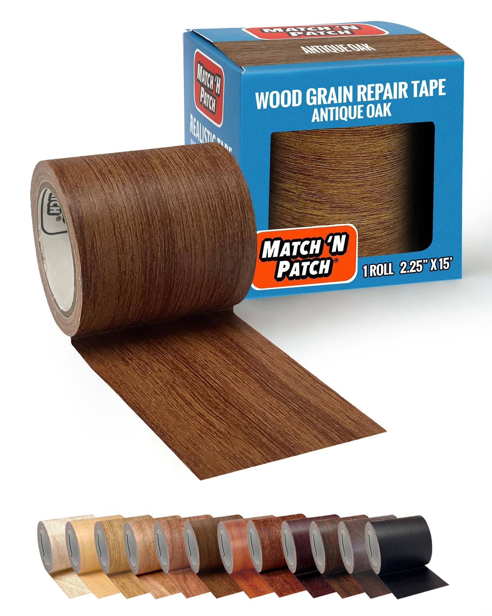 Antique Oak Wood Grain Repair Tape