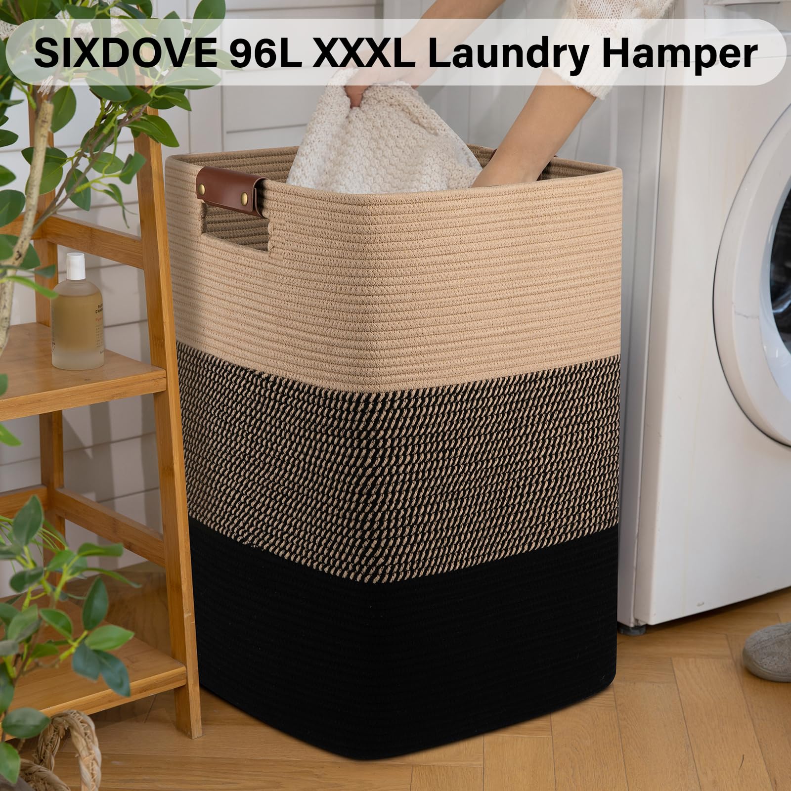 Laundry Hamper 96L Extra Large Laundry Basket