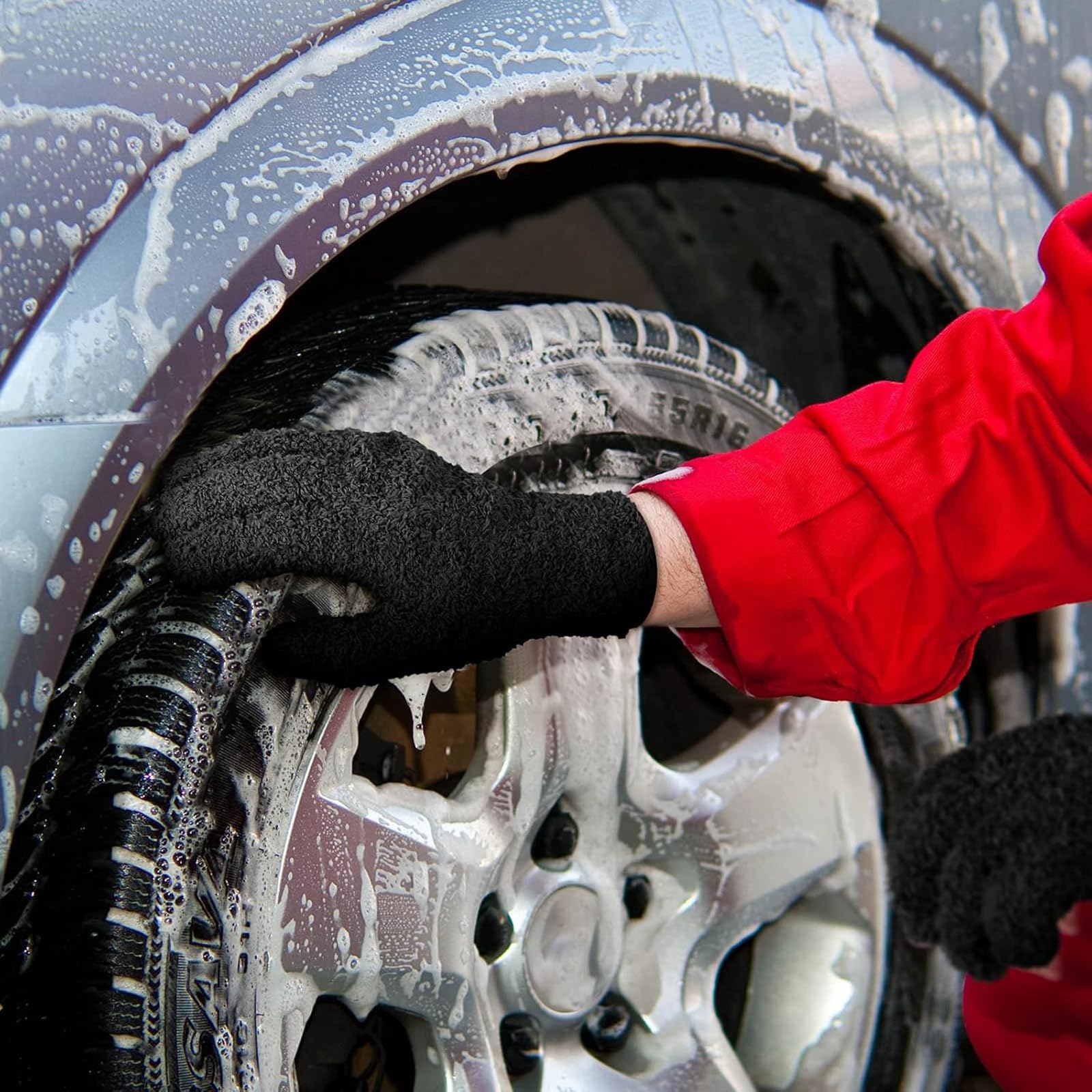 6 Pairs Microfiber Dusting Gloves