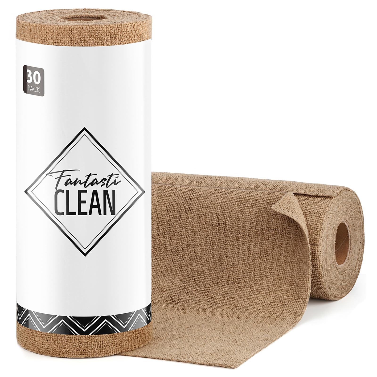 Microfiber Cleaning Cloth Roll (30 Count)