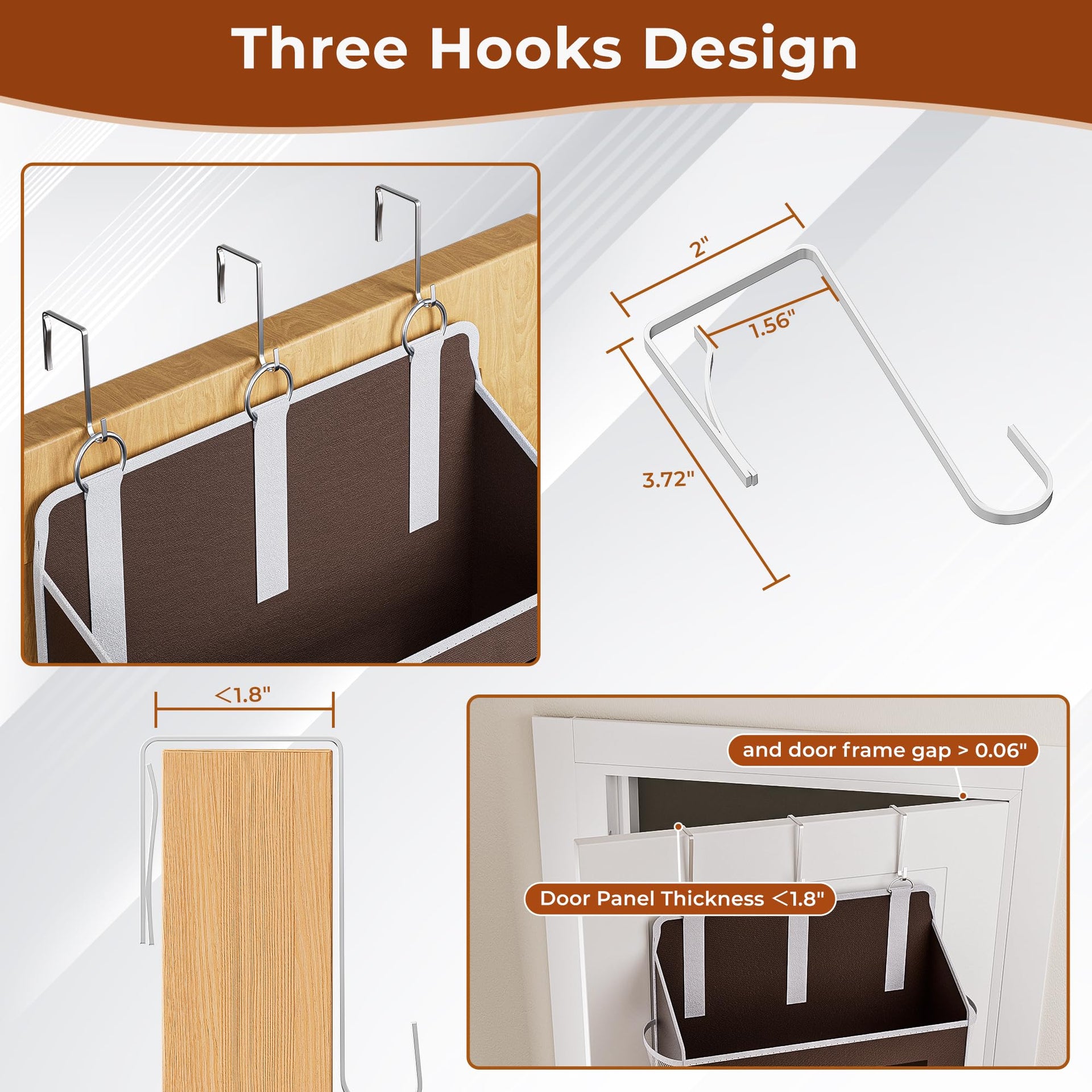 5 Tier Over The Door Organizer Space