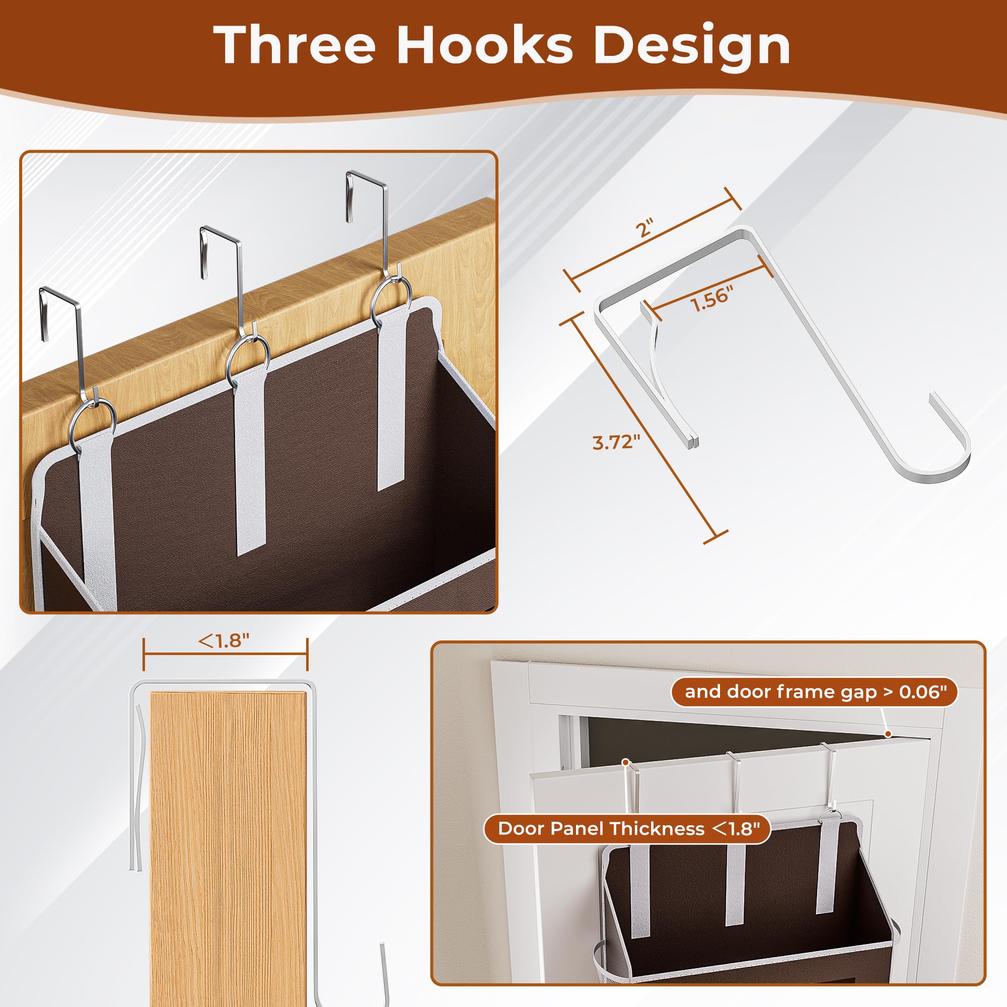 5 Tier Over The Door Organizer Space