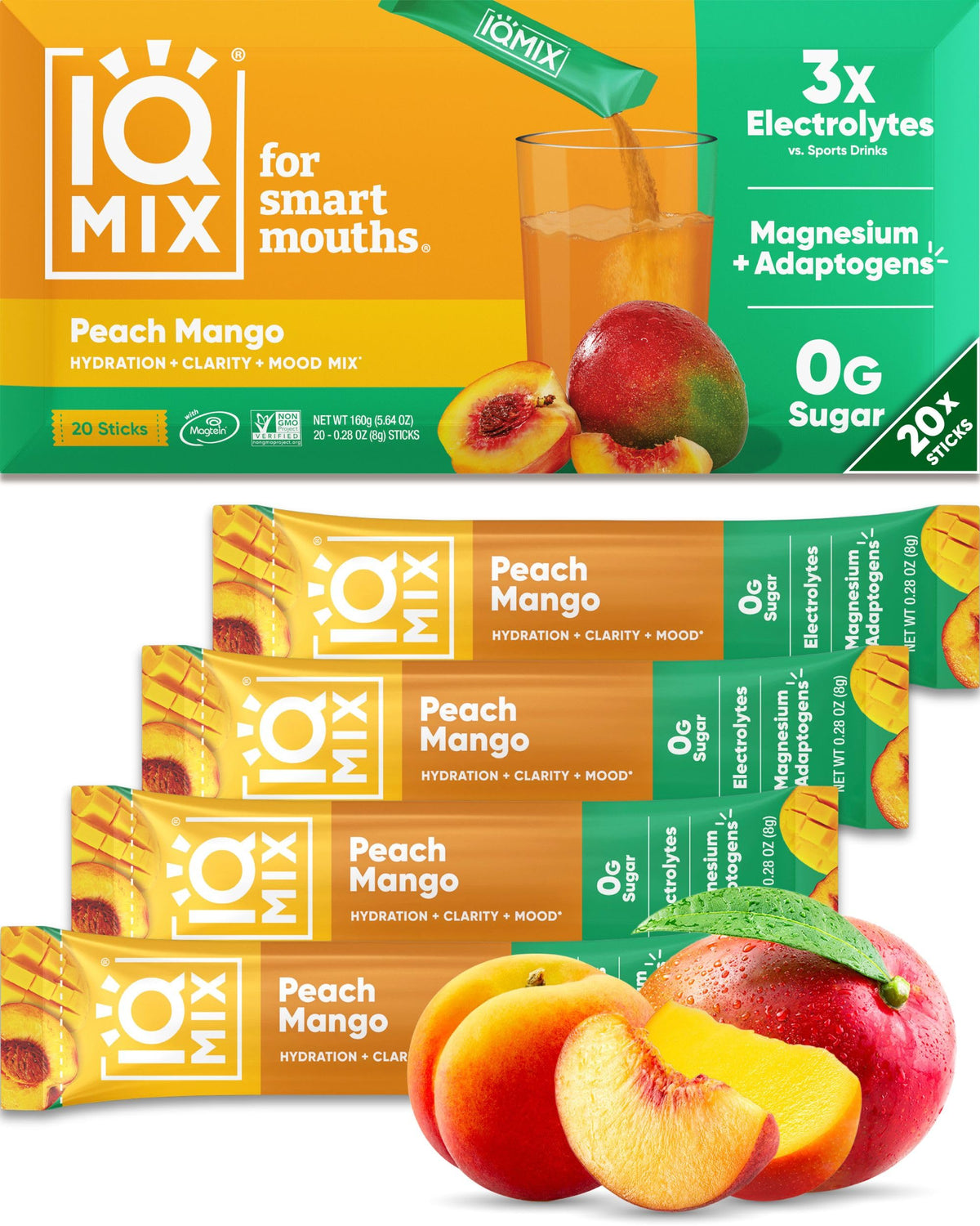 IQMIX Hydration Electrolytes Powder Packets (20 Count)