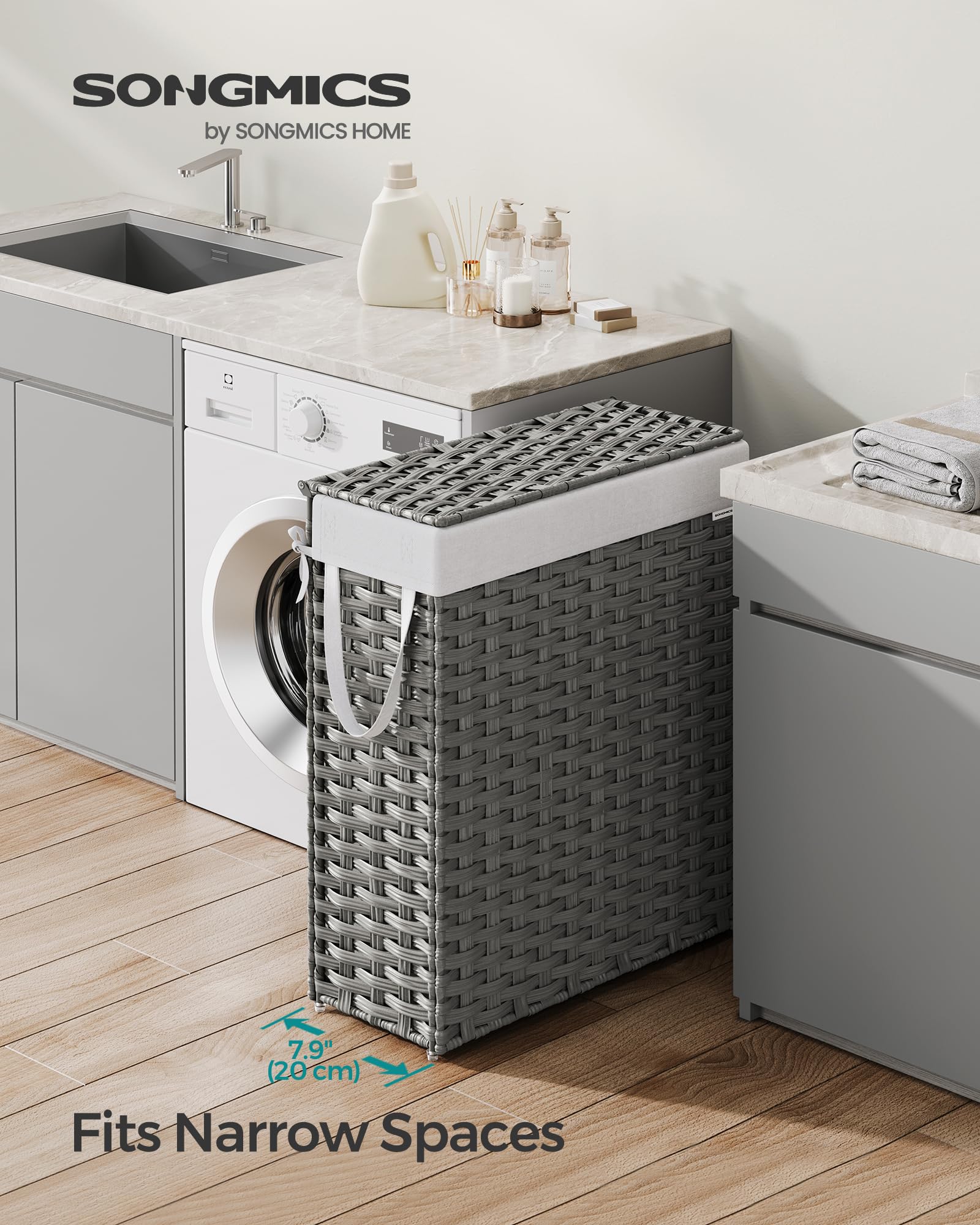Laundry Hamper with Lid