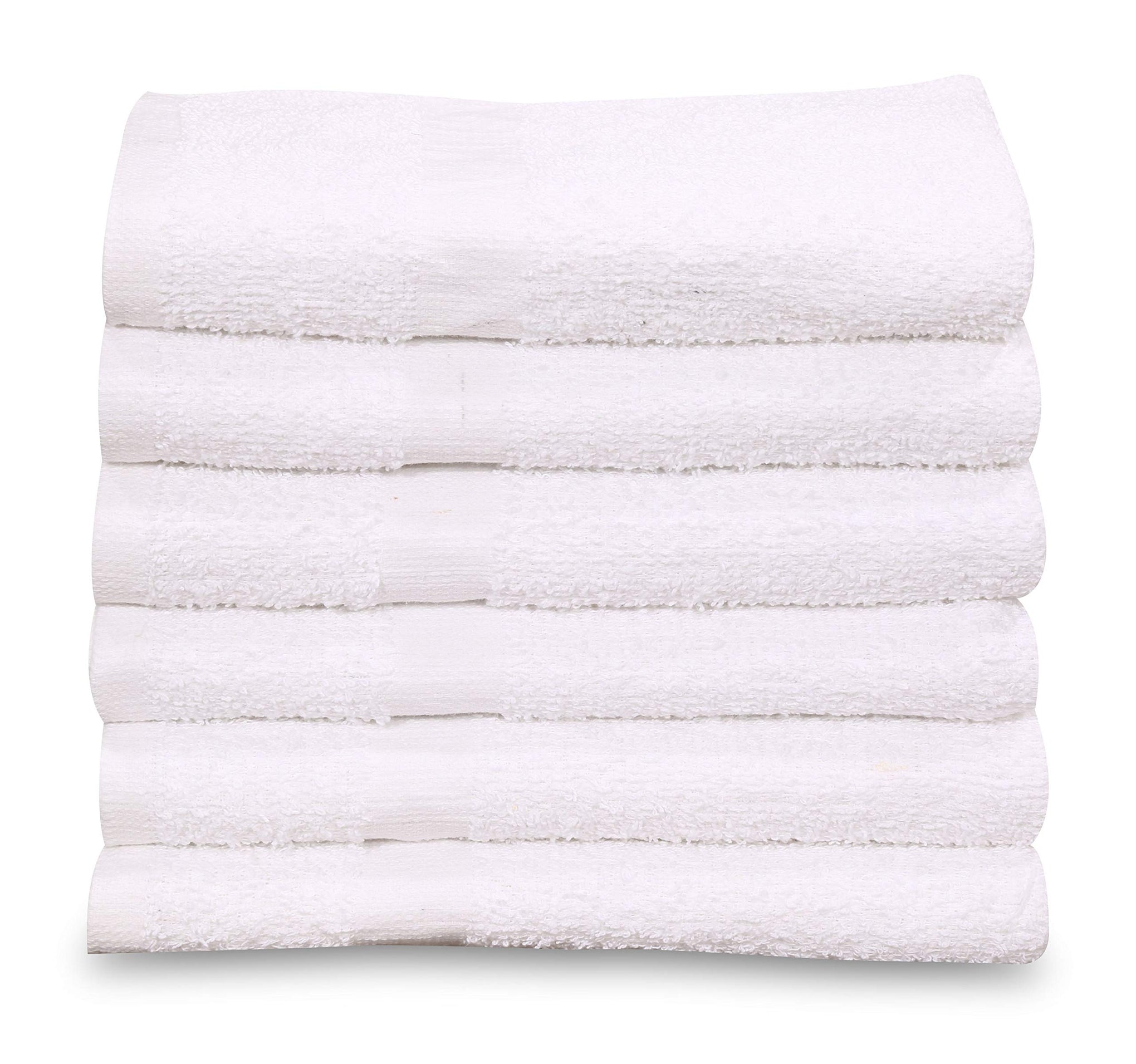 120 PC New Cotton Blend White Restaurant Bar Mops Kitchen Towels 28oz (120 Count)