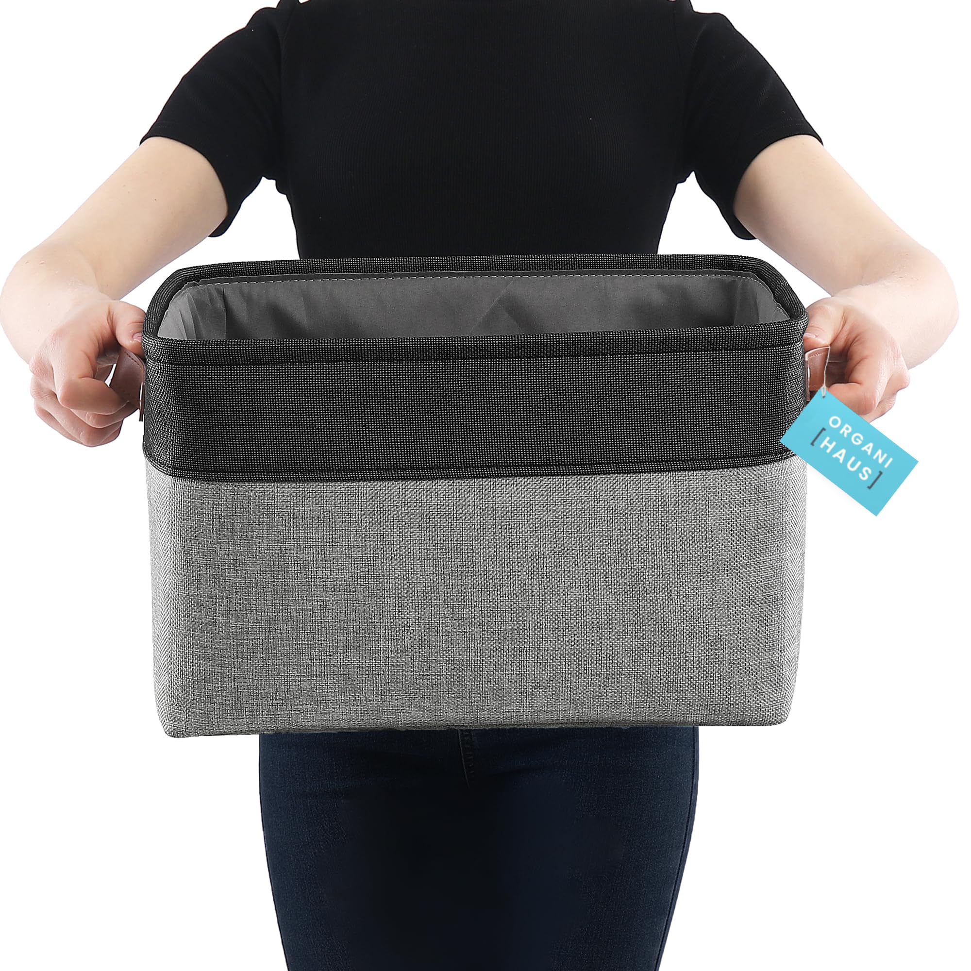 15x11in Canvas Storage Baskets 3 Pack (3 Count)