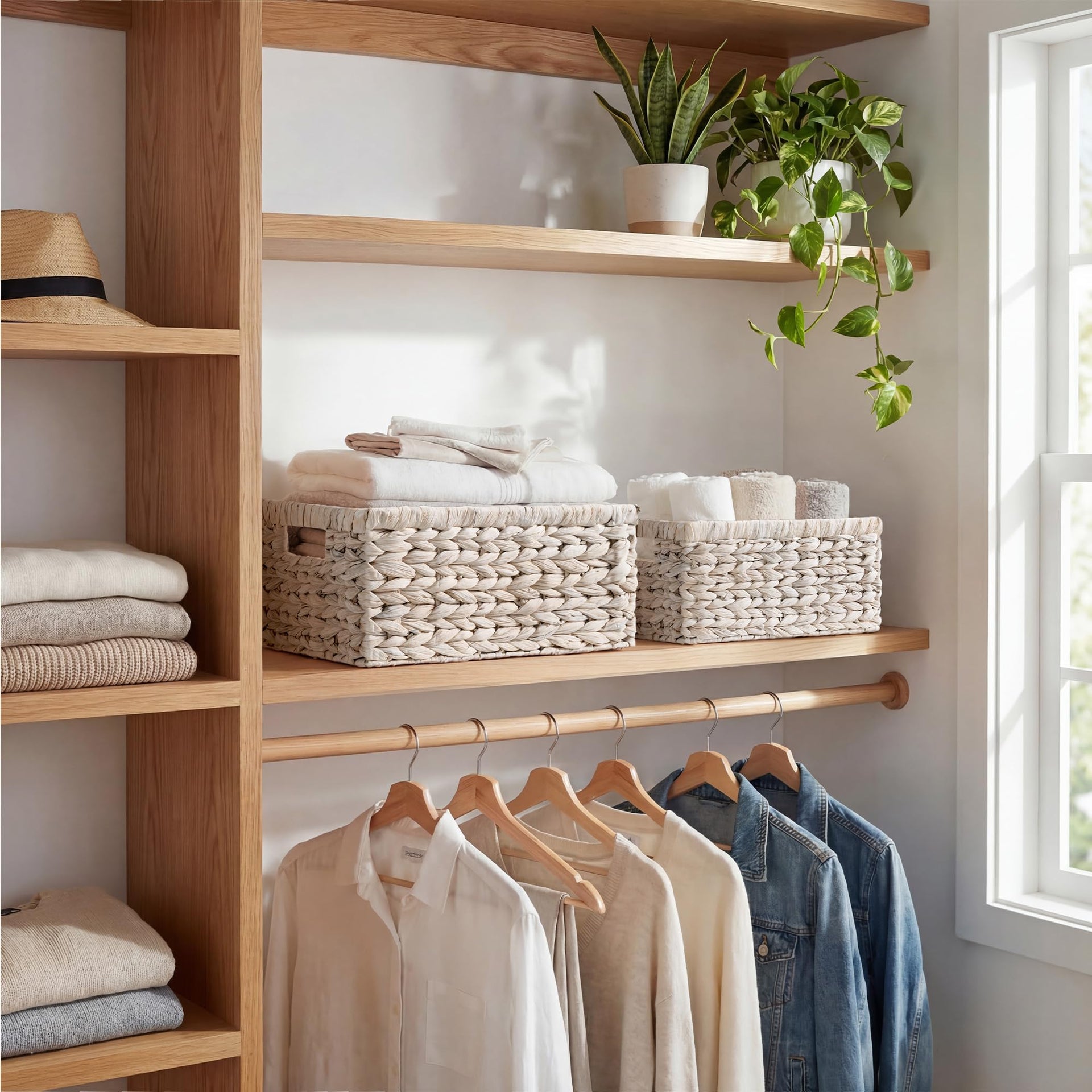 Large Wicker Baskets for Storage
