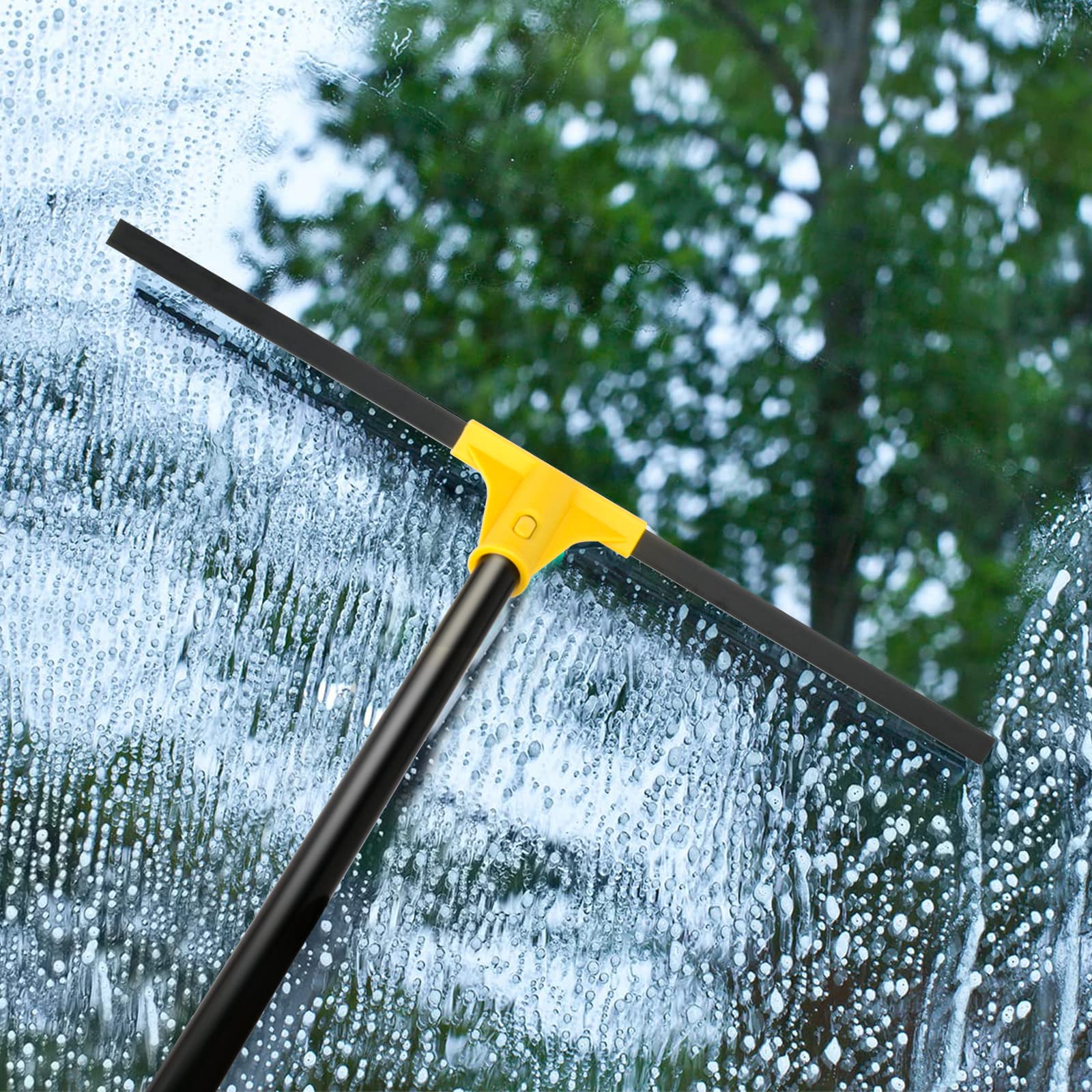 Floor Squeegee for Concrete and Tile Cleaning