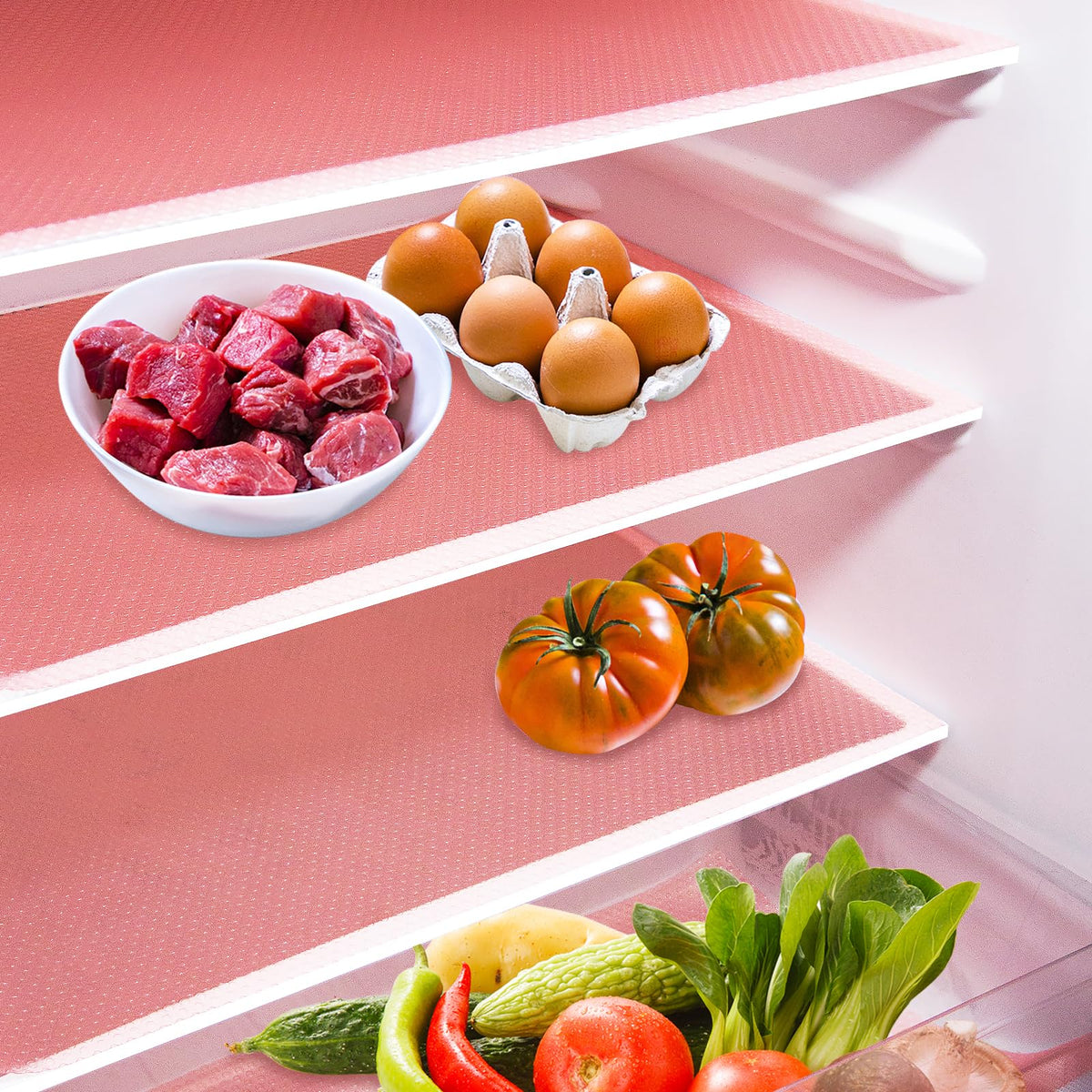 10Pcs Refrigerator Liners (14.25 Sq Ft)