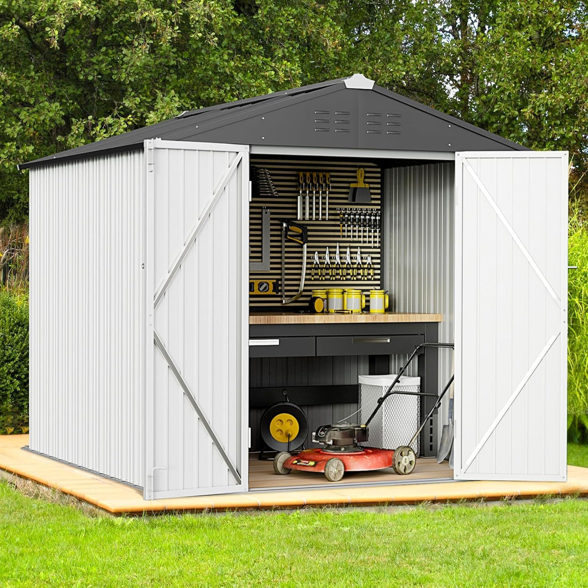 6x4FT Outdoor Storage Shed