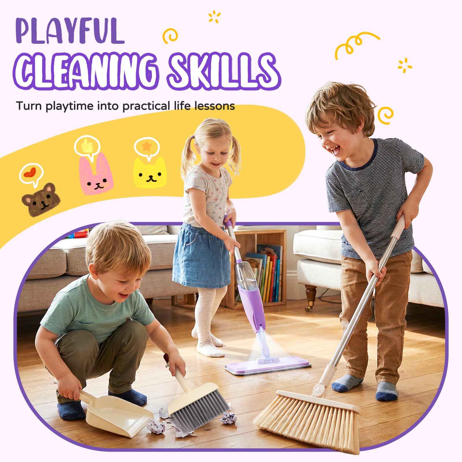 Kids Cleaning Toy Set