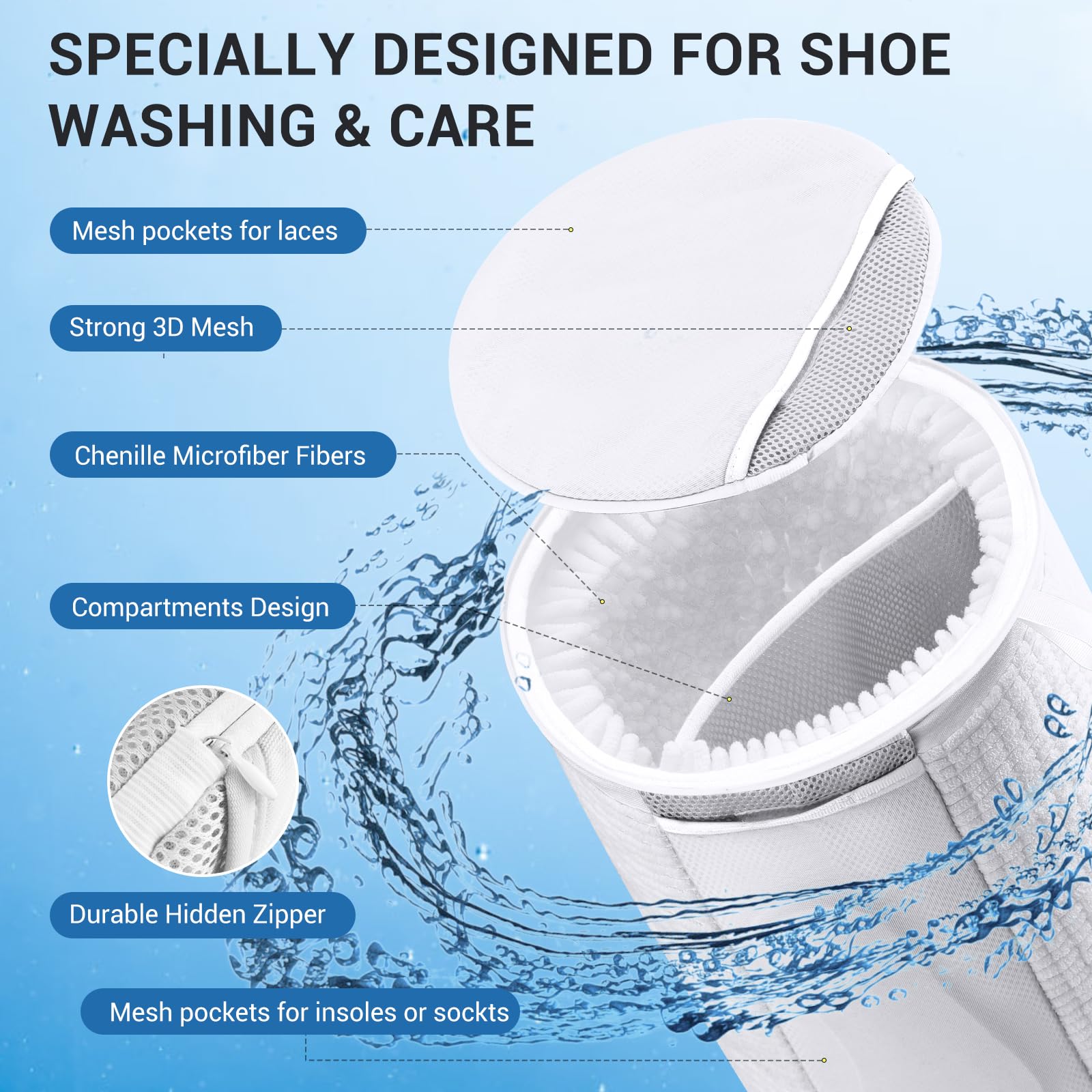 Large Shoe Bag for Washing Machine