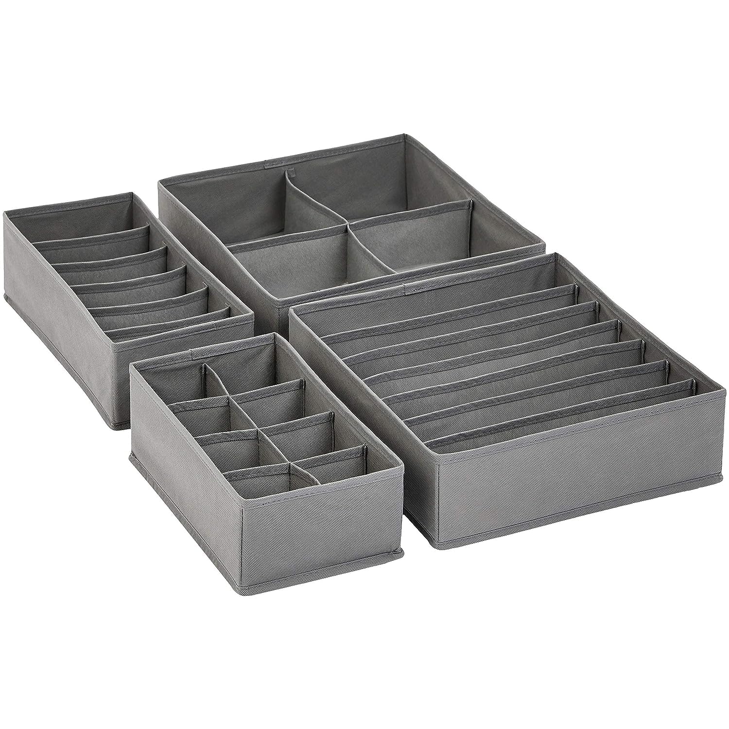 Deep Drawer Organizer for Clothes (4 Count)