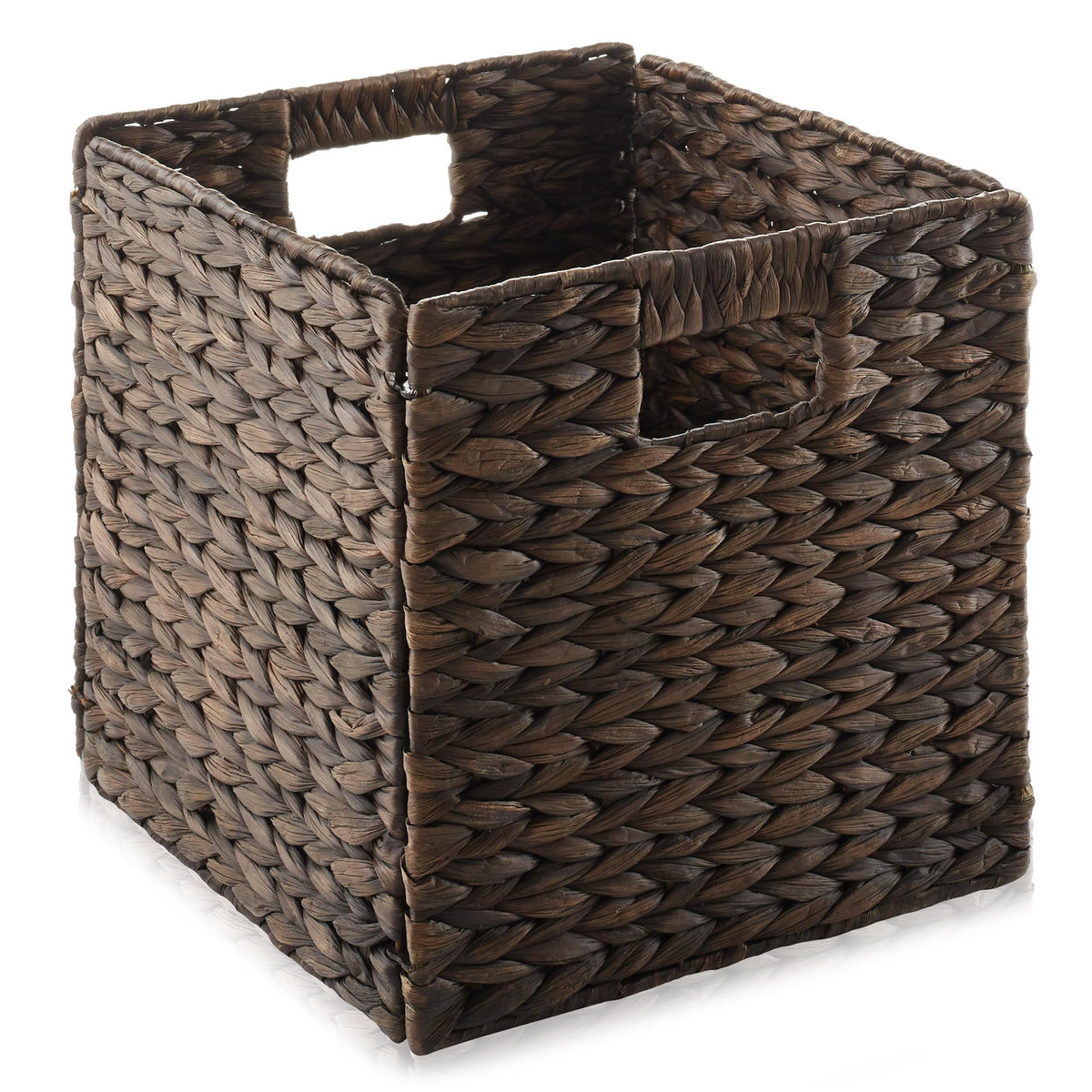 10.5" x 10.5" Water Hyacinth Storage Baskets (2 Count)