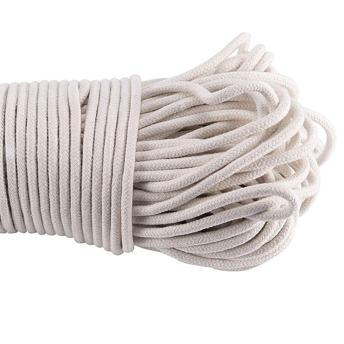 328 Feet 1 4 Inch White Natural Cotton Rope (328 Foot)