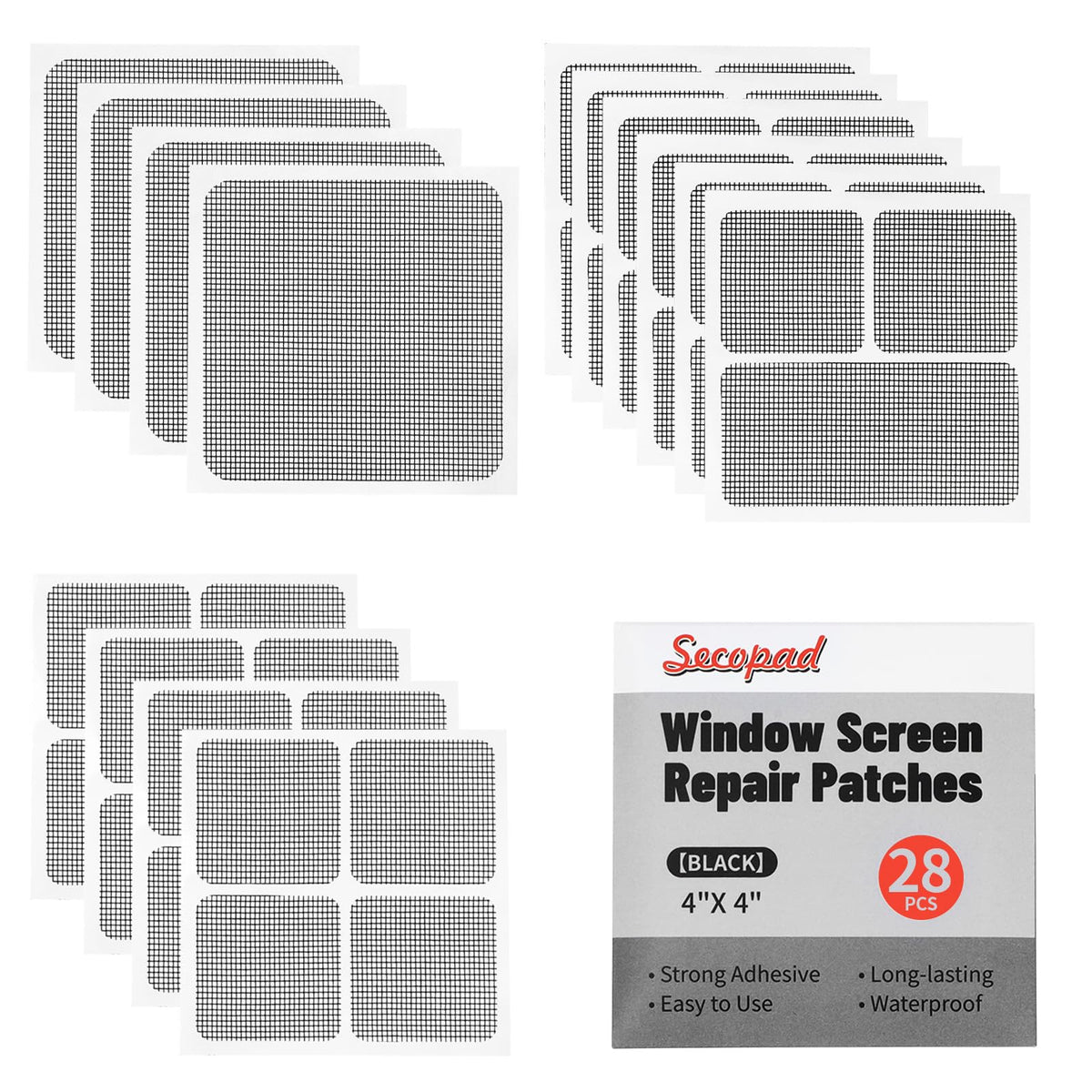 28 Sheets Screen Patch Tape (28 Count)