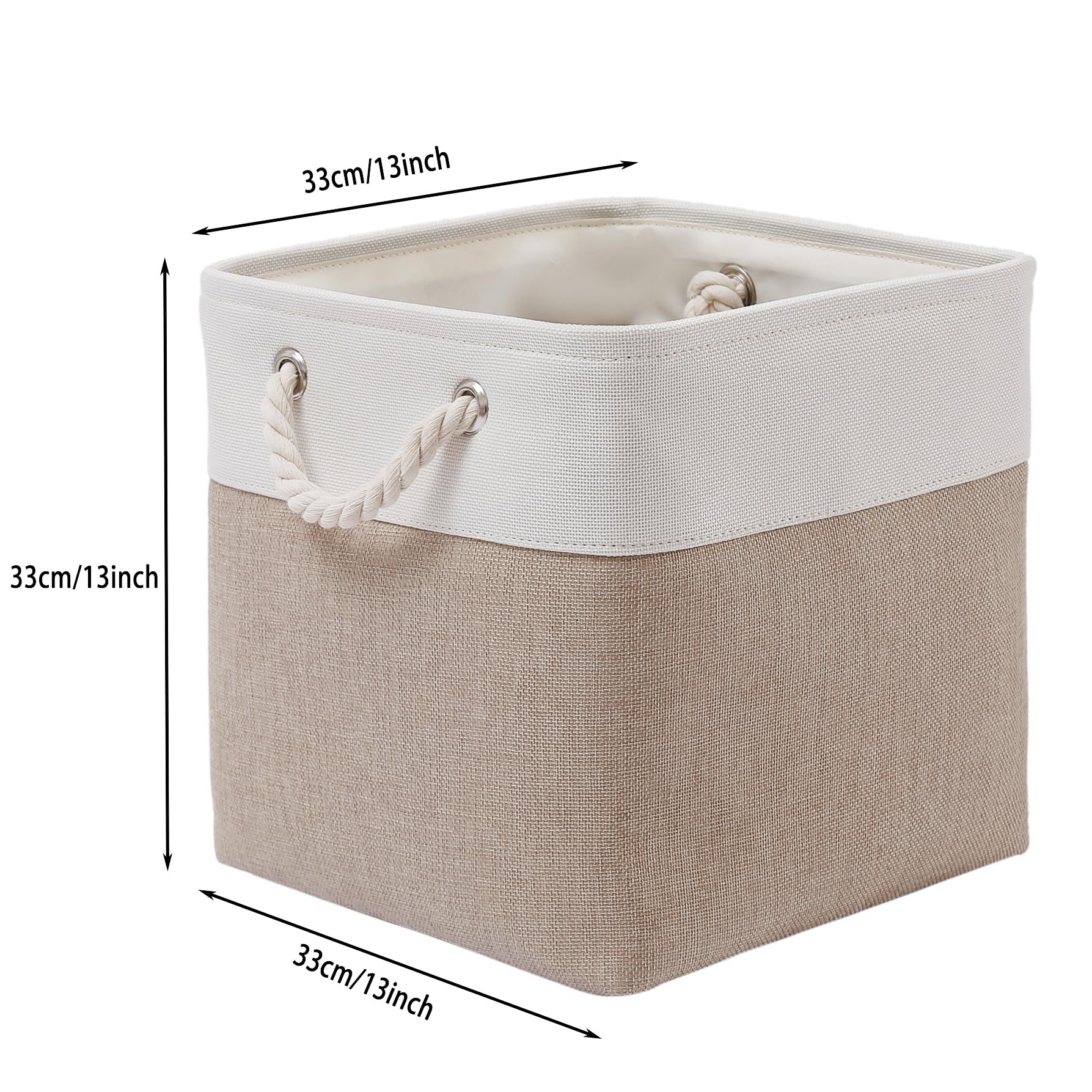 13 x 13 Inch Cube Storage Bins (4 Count)