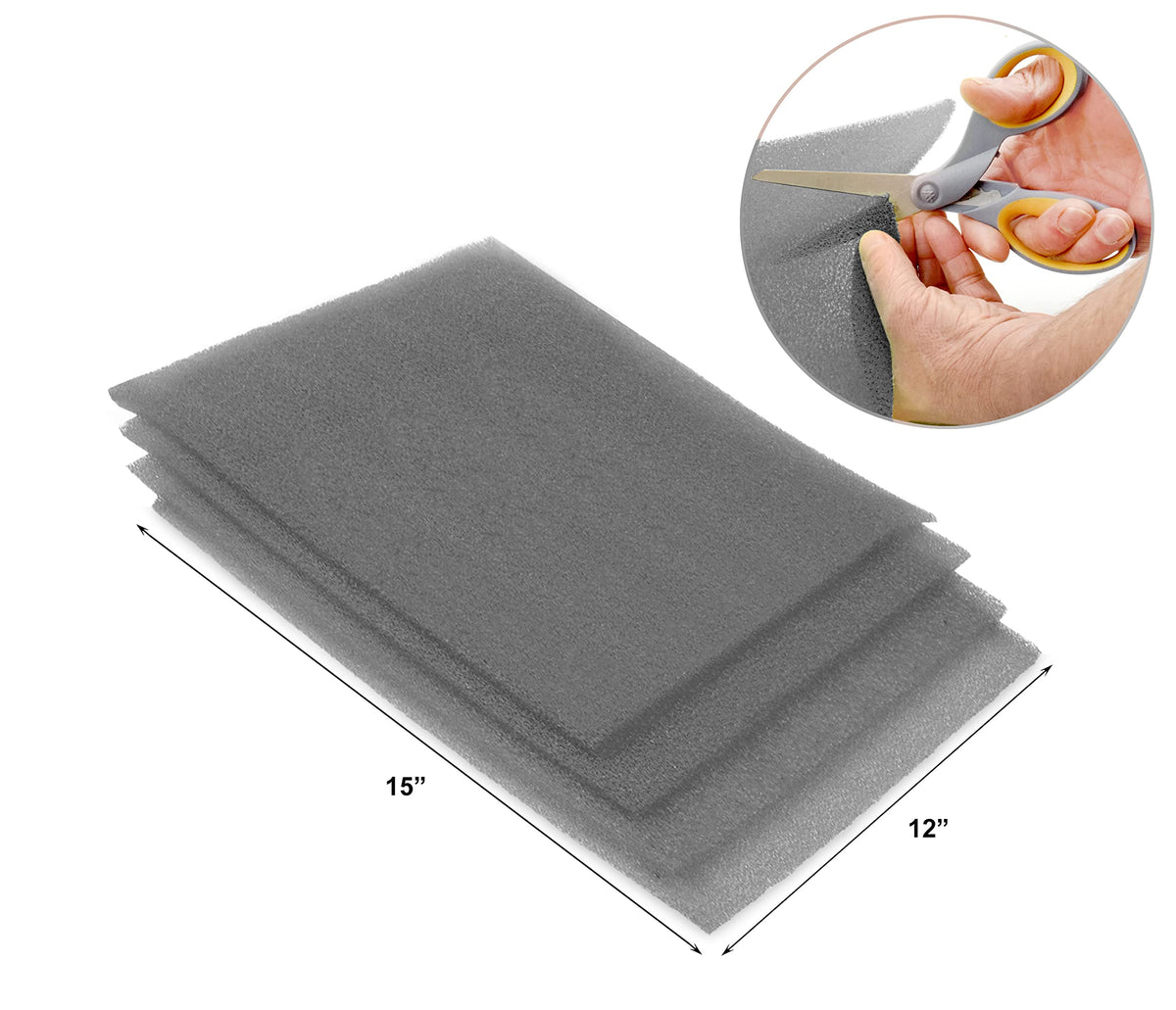 Fruit & Veggie Life Extender Liner for Fridge Refrigerator Drawers (4 Count)