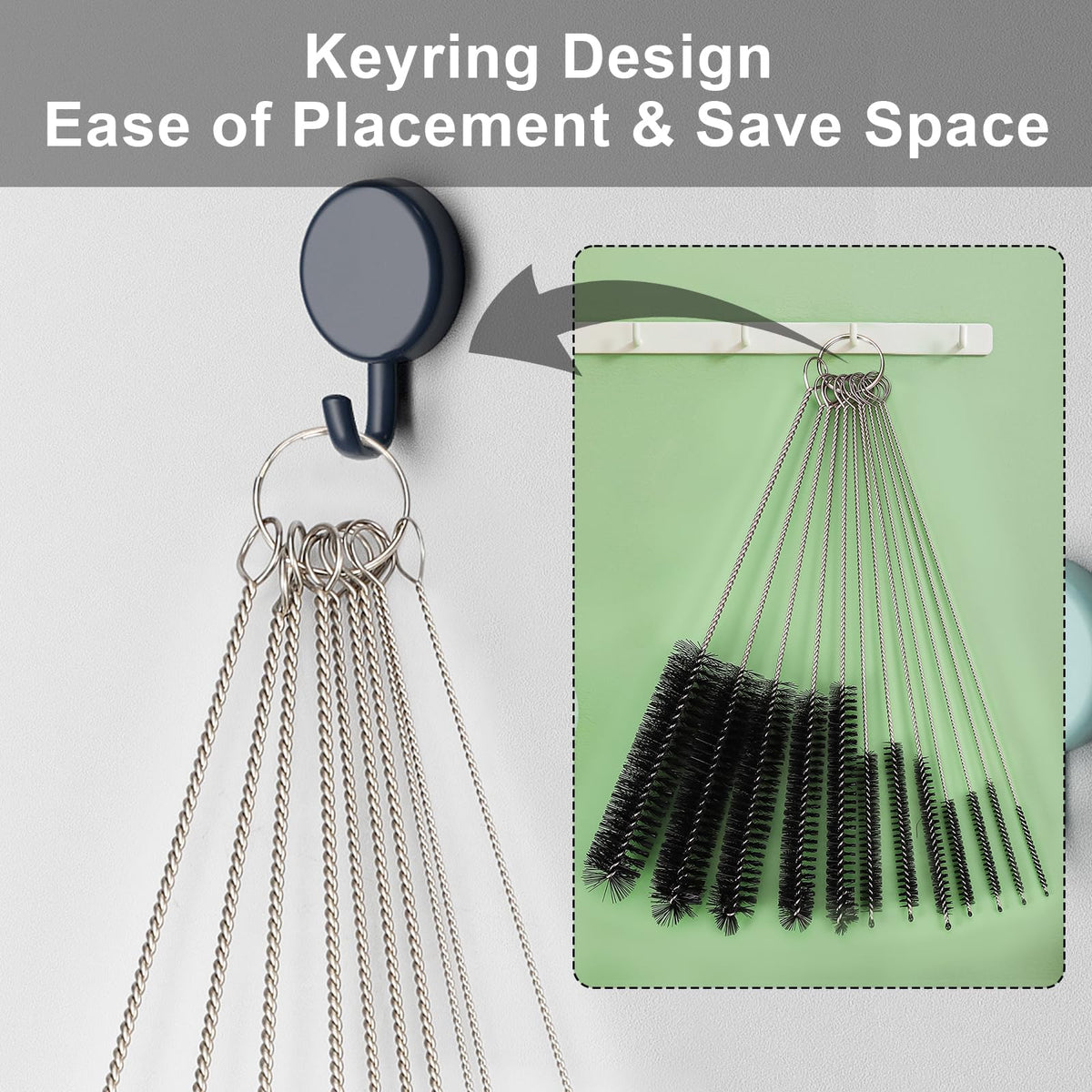 Straw Cleaner Brush Set (12 Count)