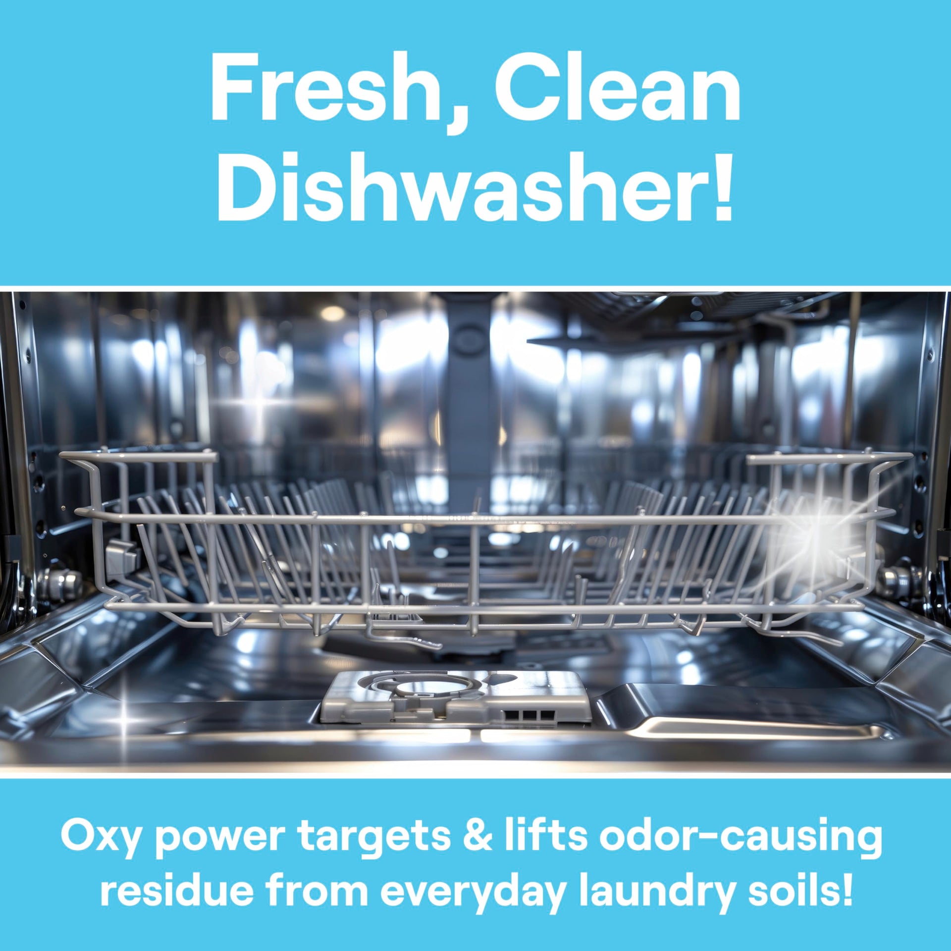 Dishwasher Cleaning Packs 6 Count Free & Clear Removes odor (4.2 Ounce)