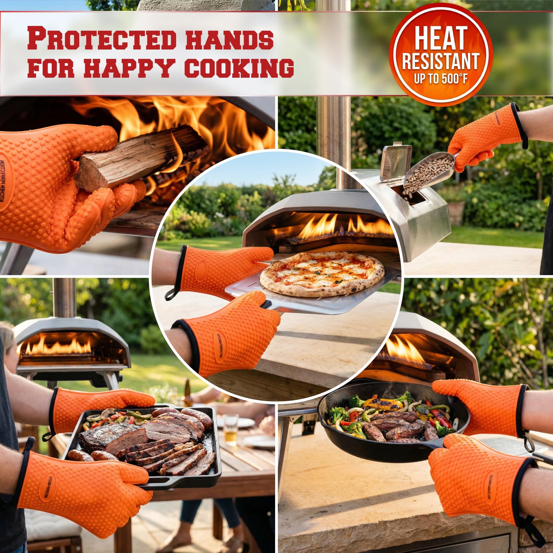 Silicone Pizza Oven Gloves