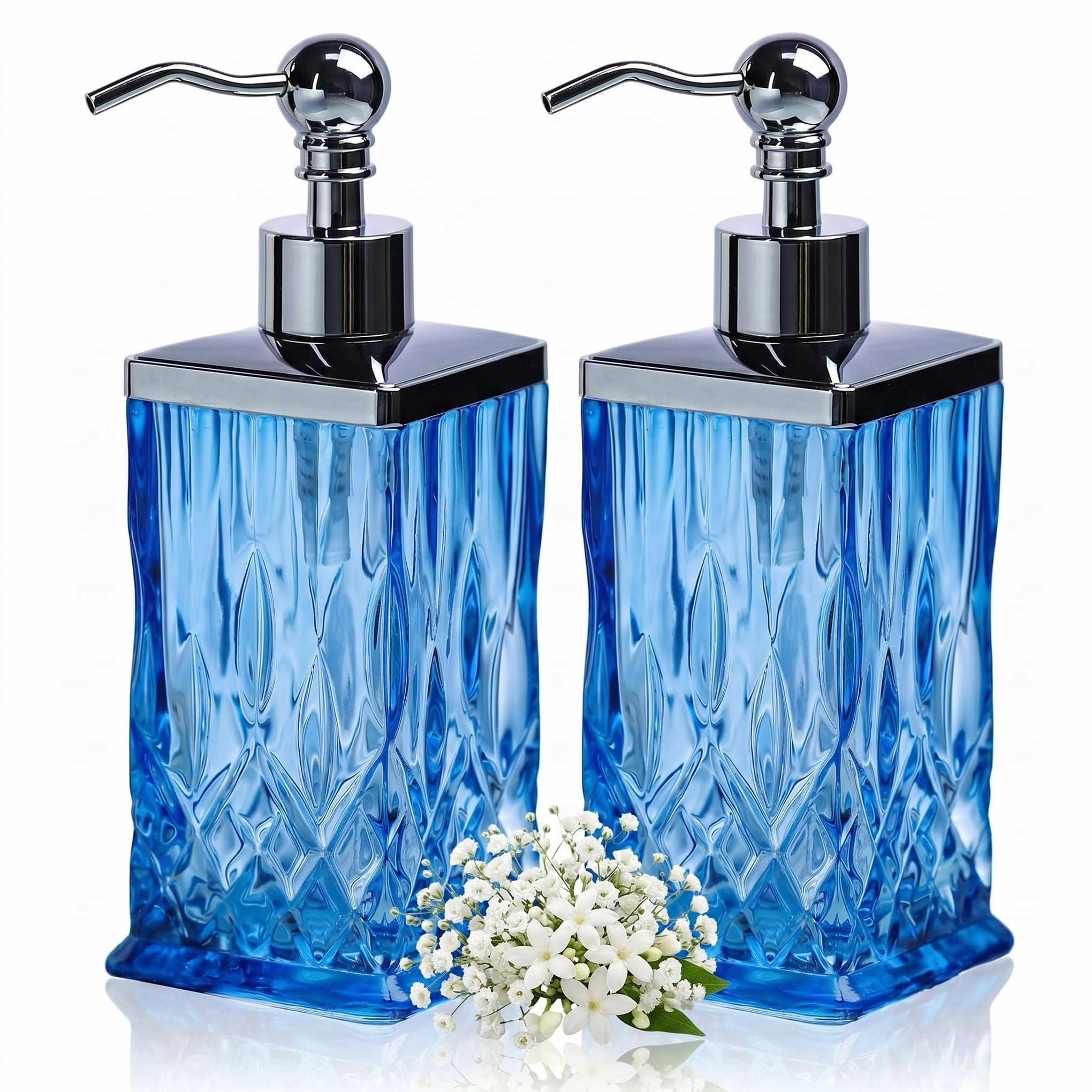 2 Pack 10Oz Blue Soap Dispenser (2 Count)