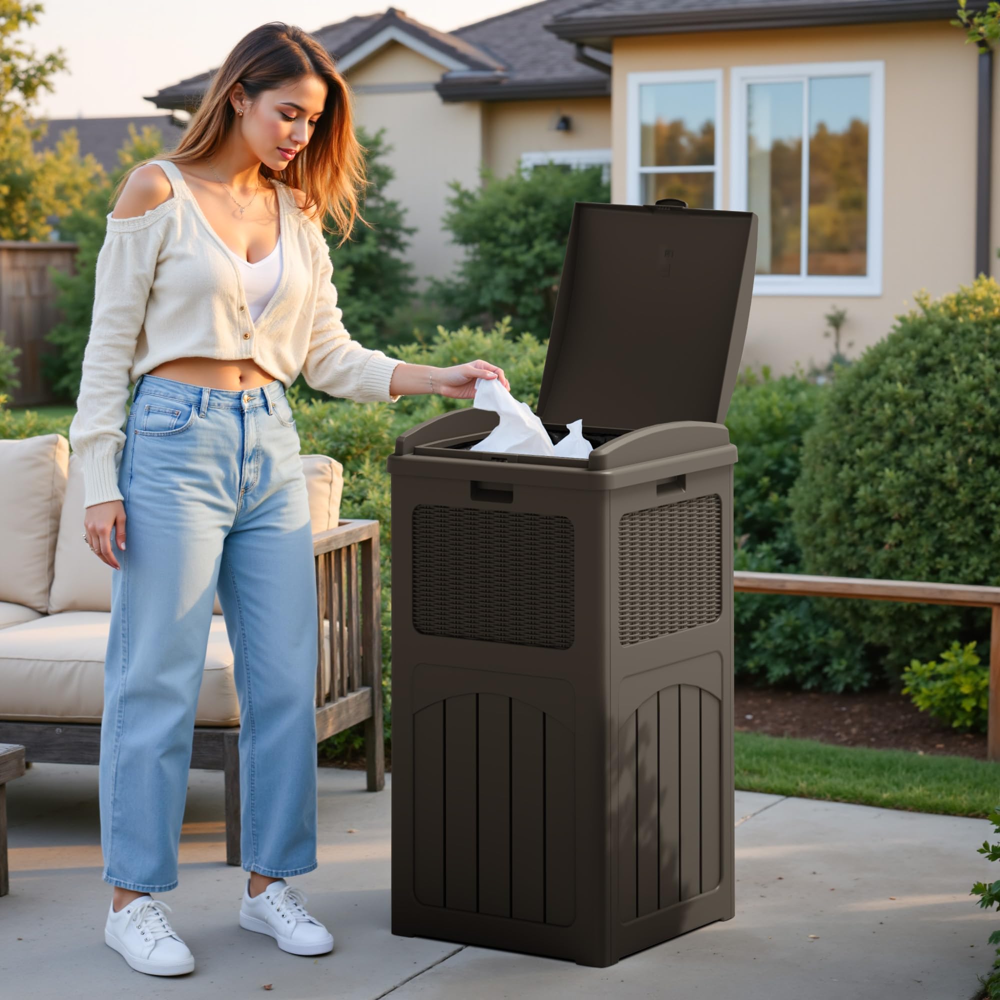 30 Gallon Trash Can (2 Count)