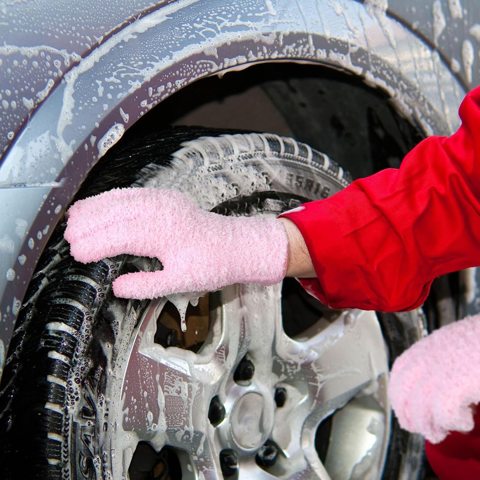 6 Pairs Microfiber Dusting Gloves