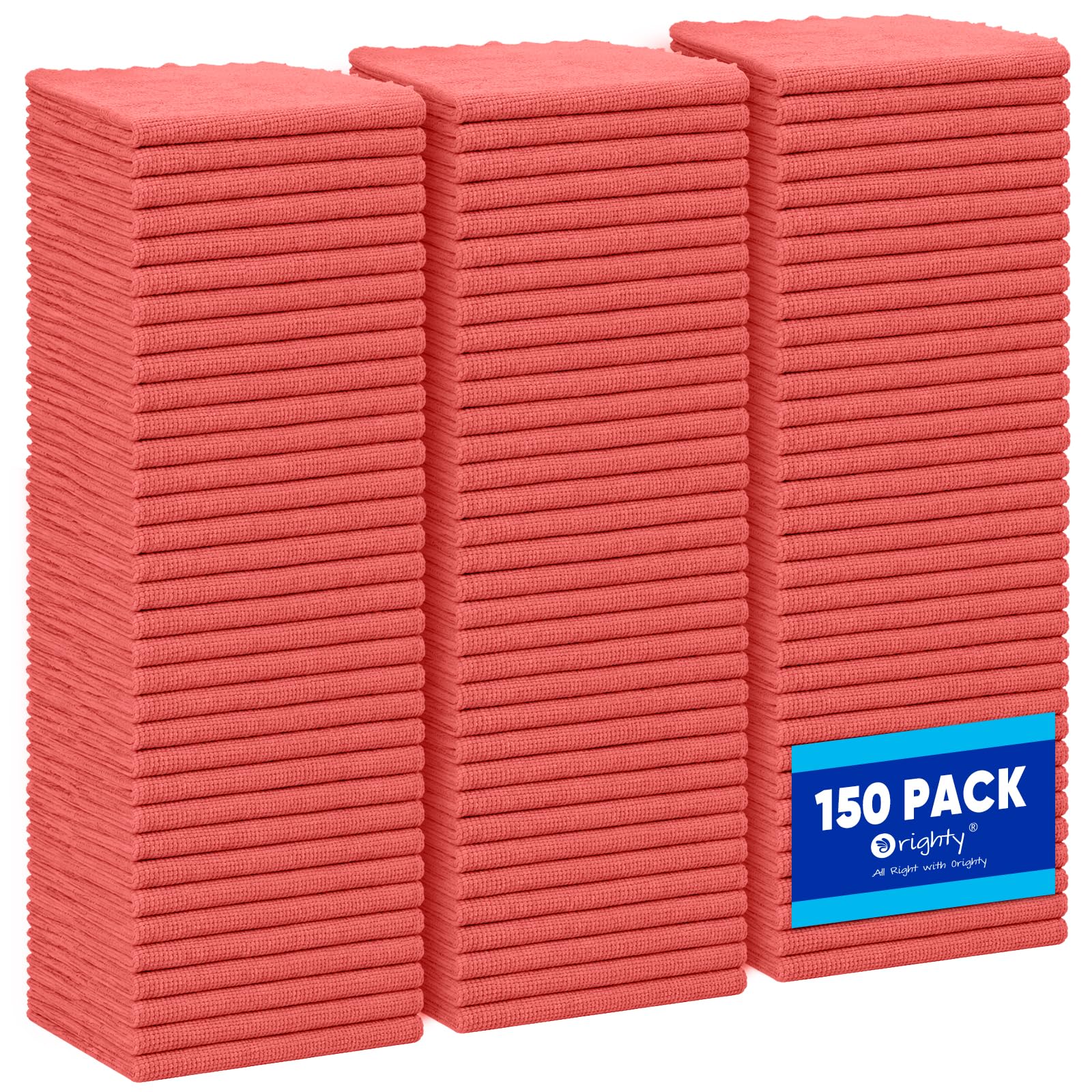 Microfiber Cleaning Cloth Bulk (150 Count)