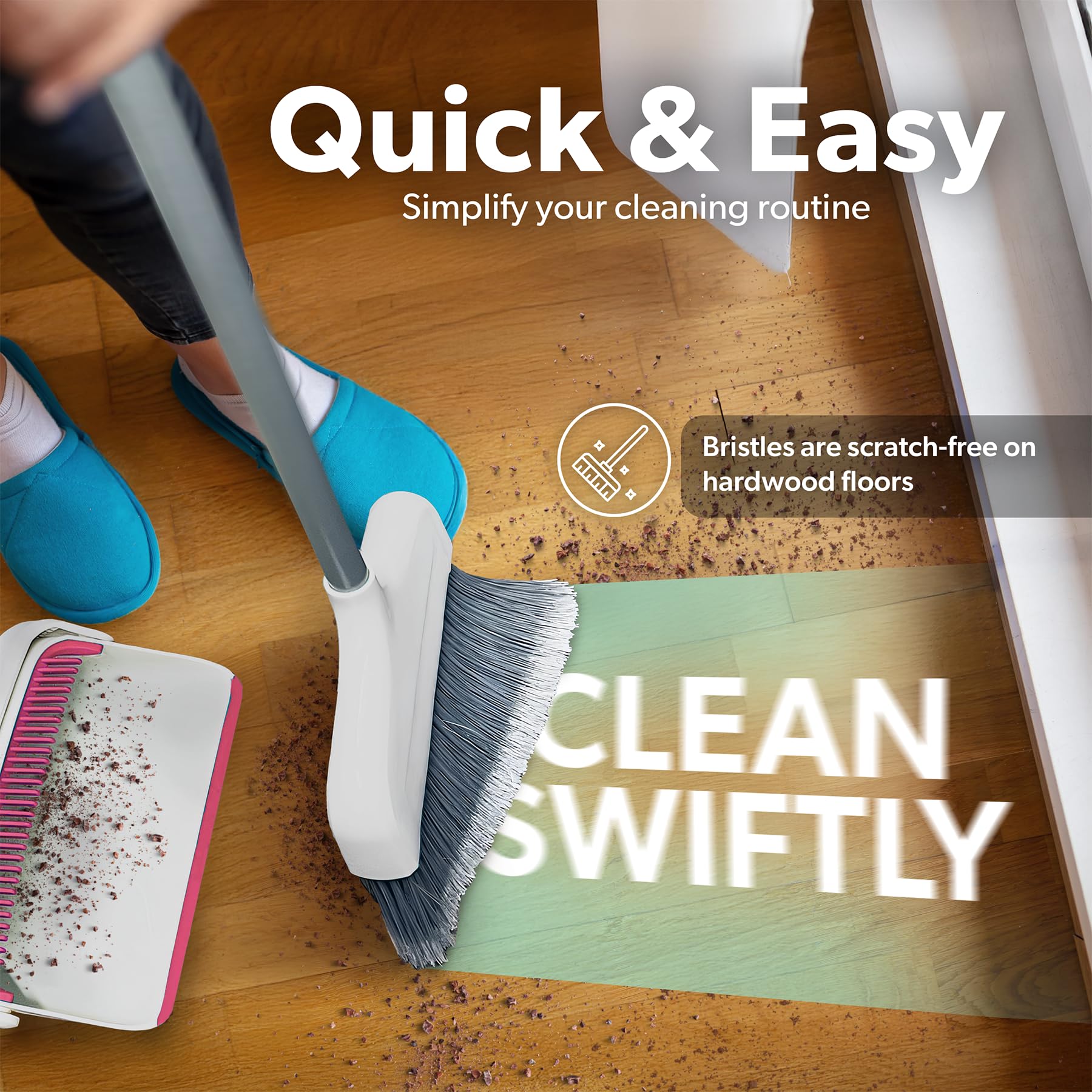 Butler Broom & Dustpan Set
