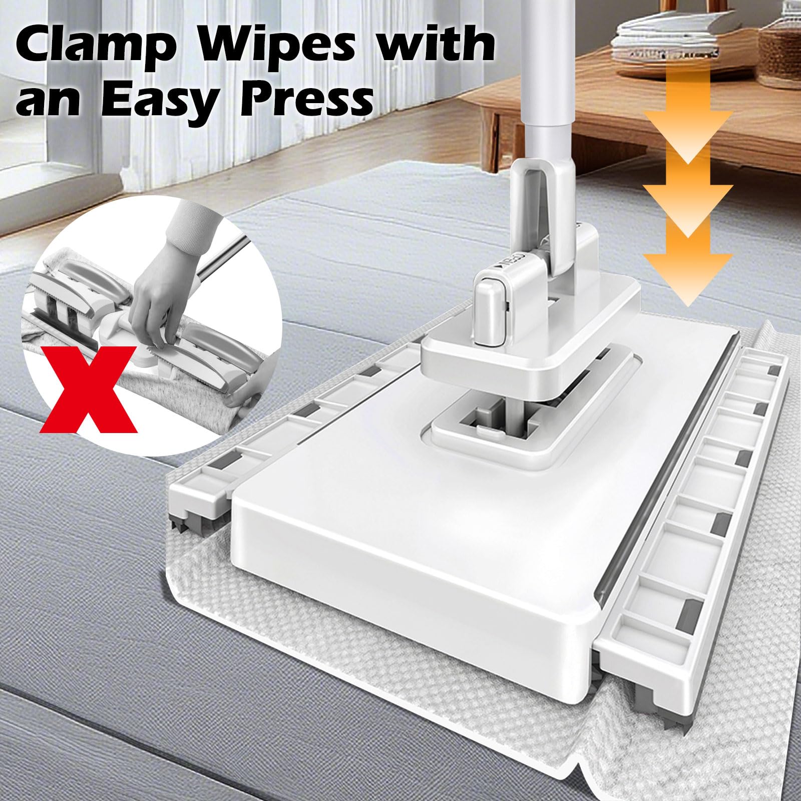 Snap Grip Mini Mop with Built