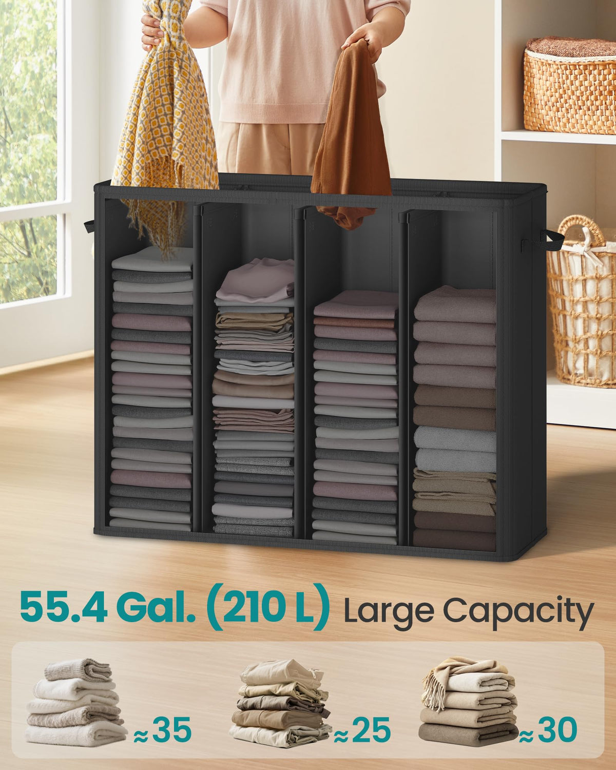 210L Laundry Hamper